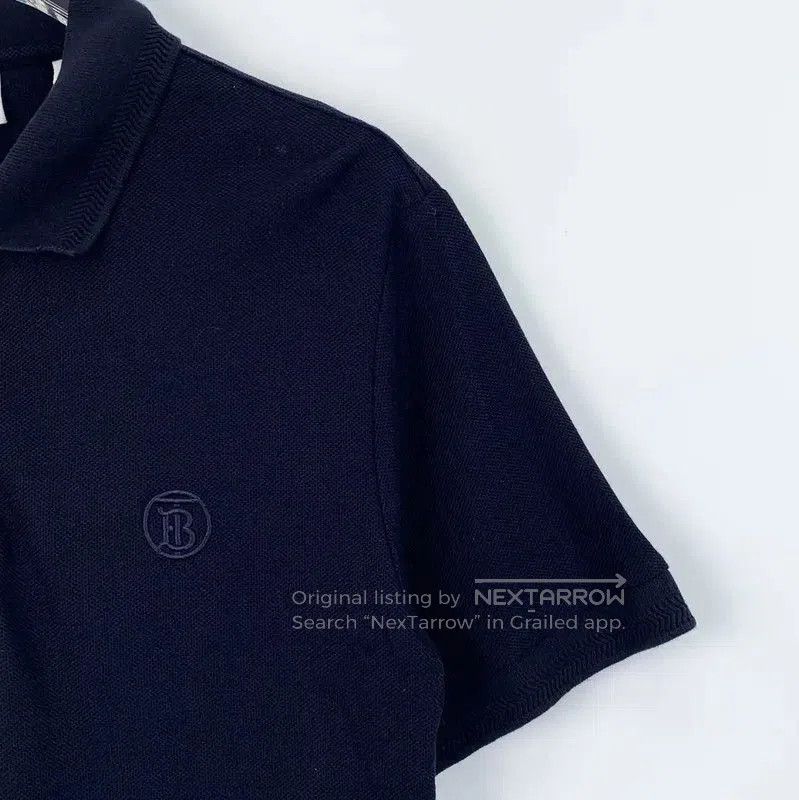 Burberry Burberry Navy Cotton Men's Polo Shirt. Size US S / EU 44-46 / 1 - 3 Thumbnail