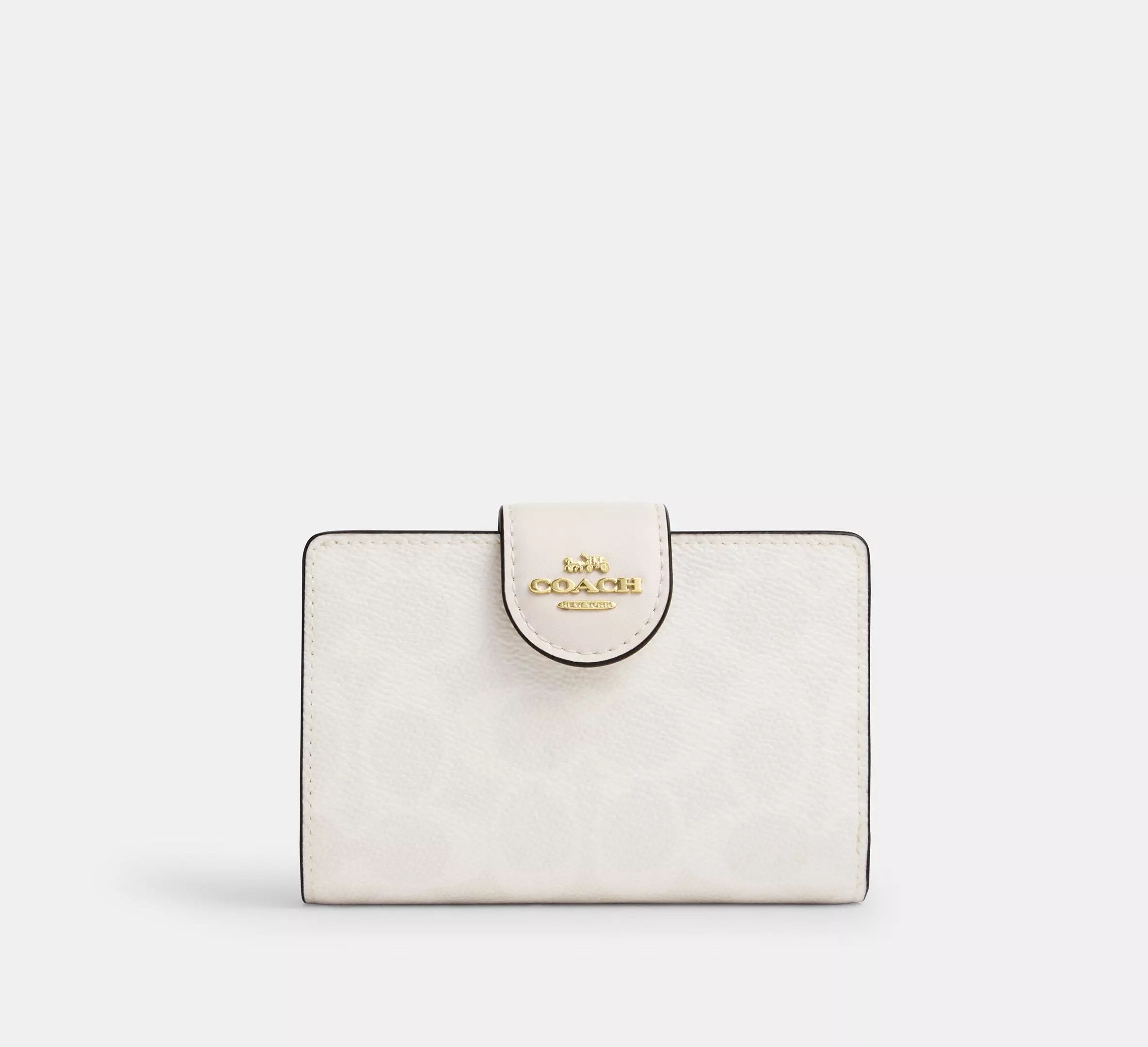 Coach Medium Corner Zip Wallet In Signature Canvas CW786 Size ONE SIZE - 6 Thumbnail