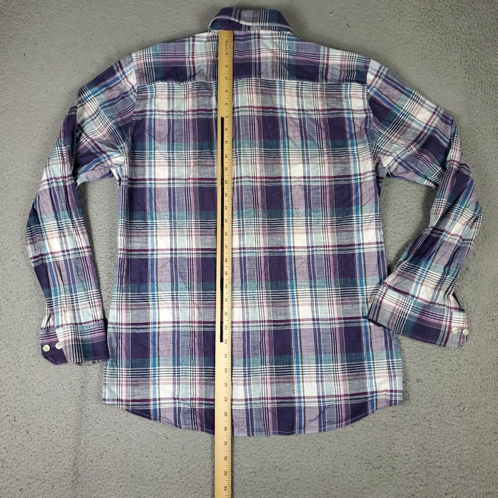 Vintage Haupt Shirt Mens Medium Blue Plaid Button-Up Long Sleeve Shirt Mens Blue Plaid Button-Up Long Sleeve Haupt Shirt Regular fit Button-Down Collar - Size US M / EU 48-50 / 2 - 3 Thumbnail