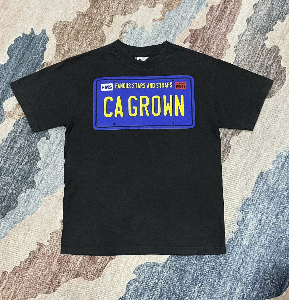 Famous Stars And Straps × Fuck The Population VTG Famous Star And Straps CA GROWN Tee Size US M / EU 48-50 / 2 - 1 Thumbnail