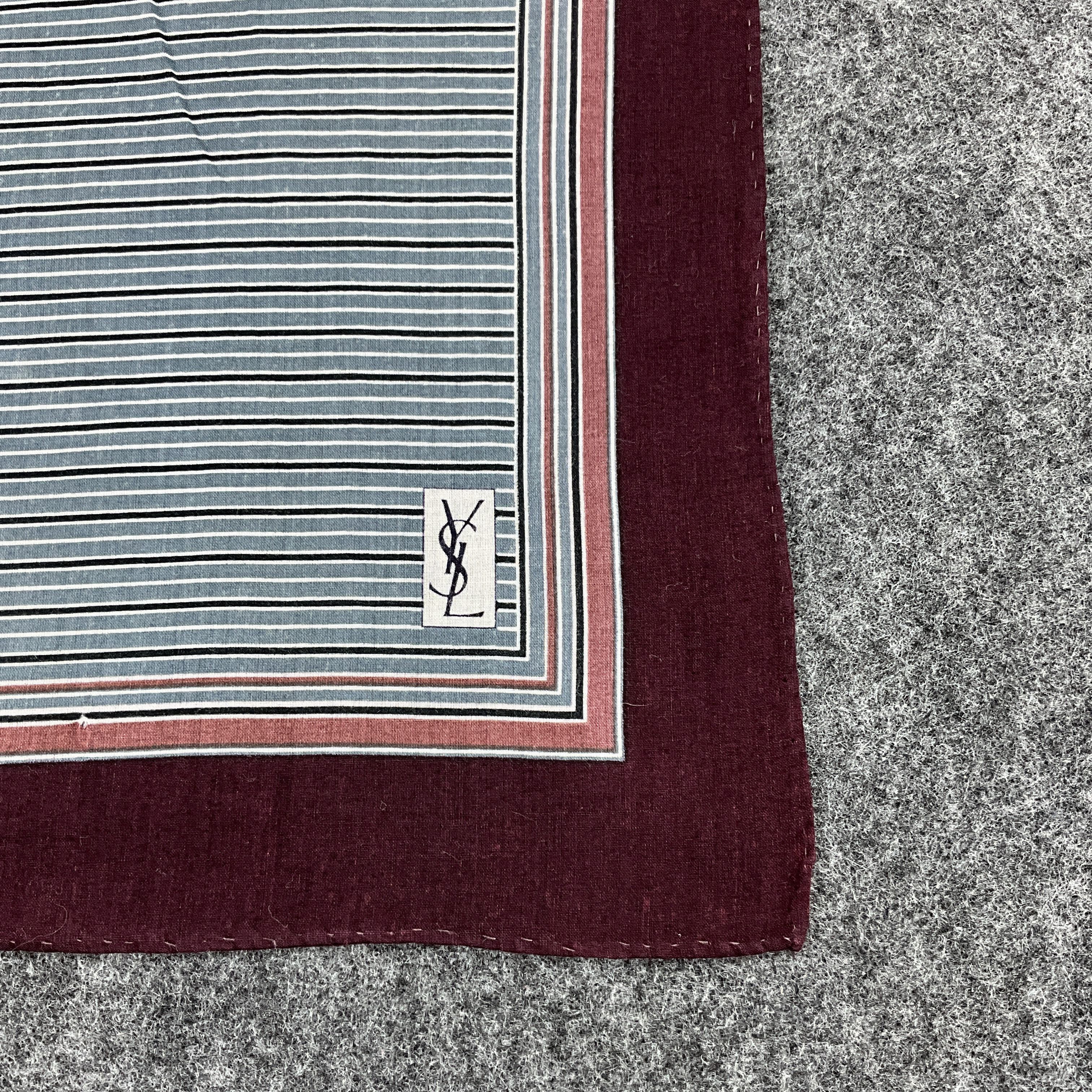 Vintage Yves Saint Laurent Handkerchief / Bandana / Neckerchief B033 Size ONE SIZE - 3 Thumbnail