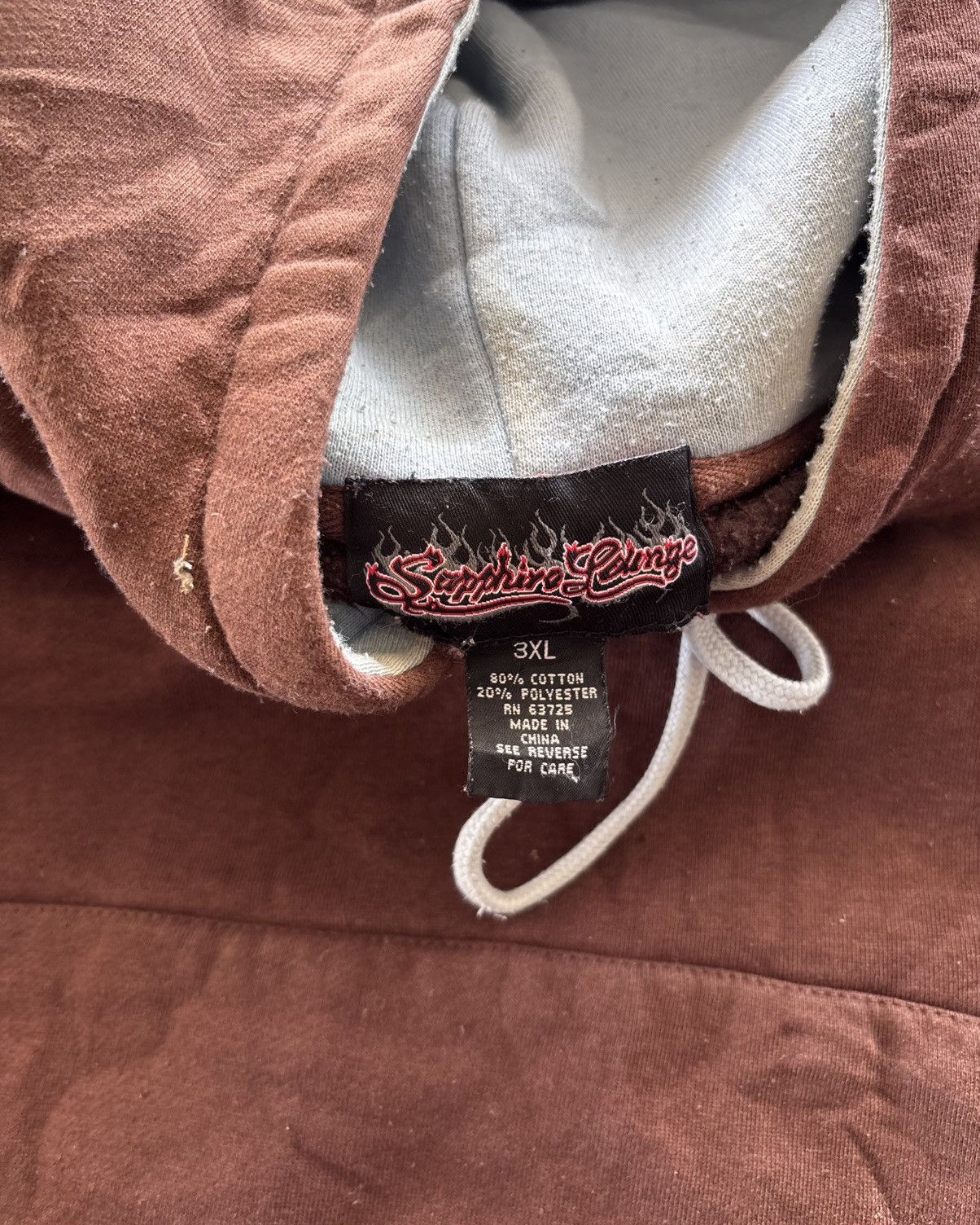 JNCO JNCO Style Tribal Sepphire Brown Hoodie Size US XXL / EU 58 / 5 - 4 Thumbnail