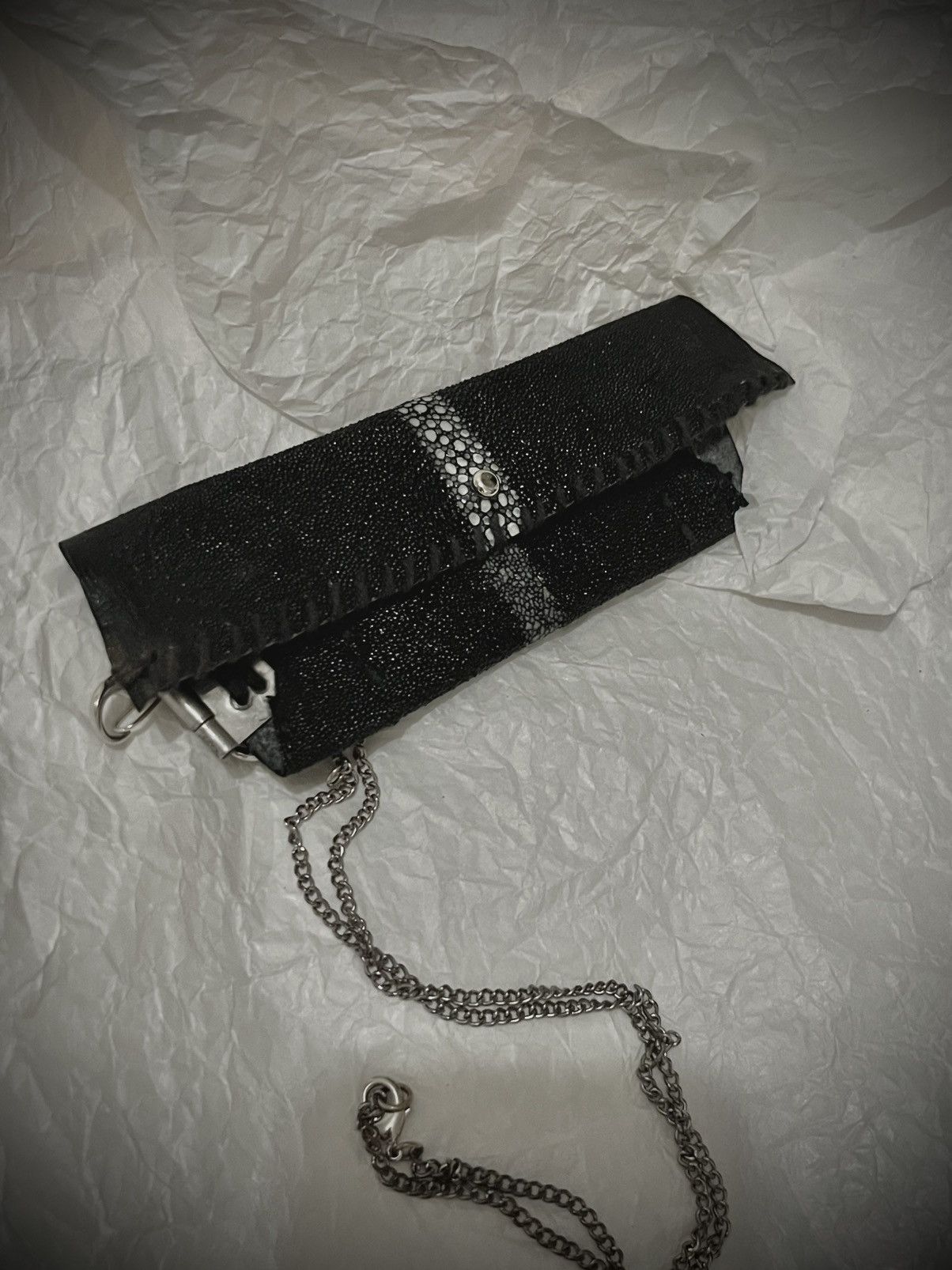 Other Stingray leather artisanal cardholder Size ONE SIZE - 1 Thumbnail
