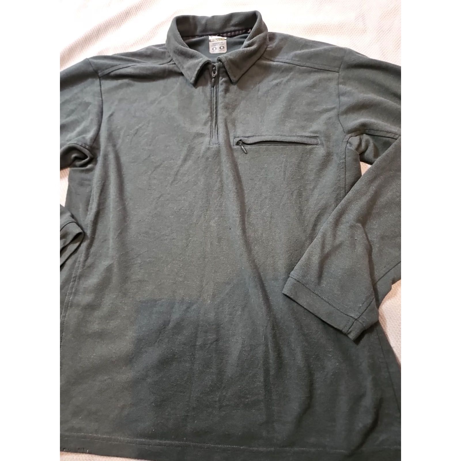 Vintage Columbia Shirt Mens M Gray Titanium Zip Collar Omni dry Top Size US M / EU 48-50 / 2 - 4 Thumbnail