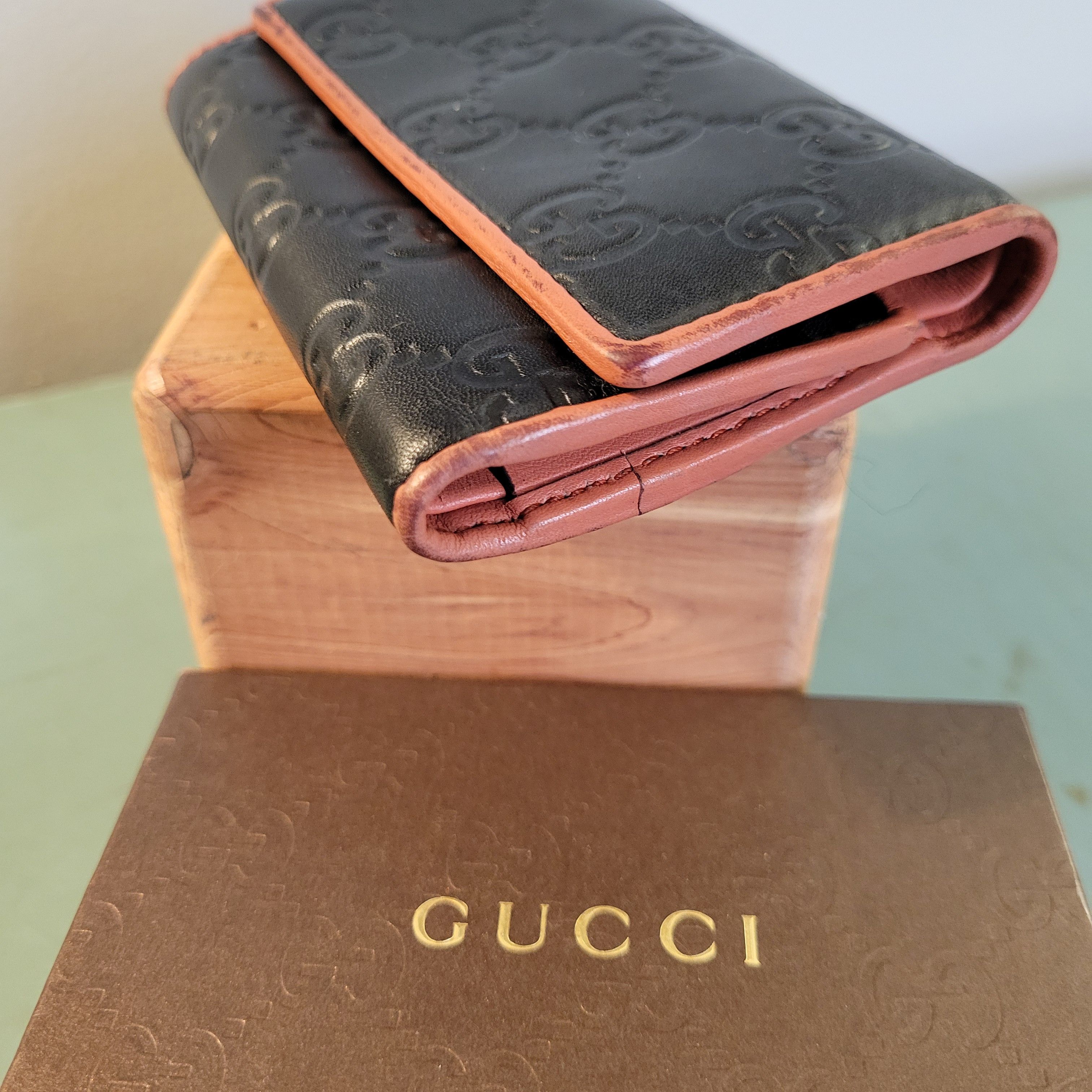 Gucci Gucci Sima 3-in-one Pocket Organizer Wallet Key Case w/Box Size ONE SIZE - 3 Thumbnail