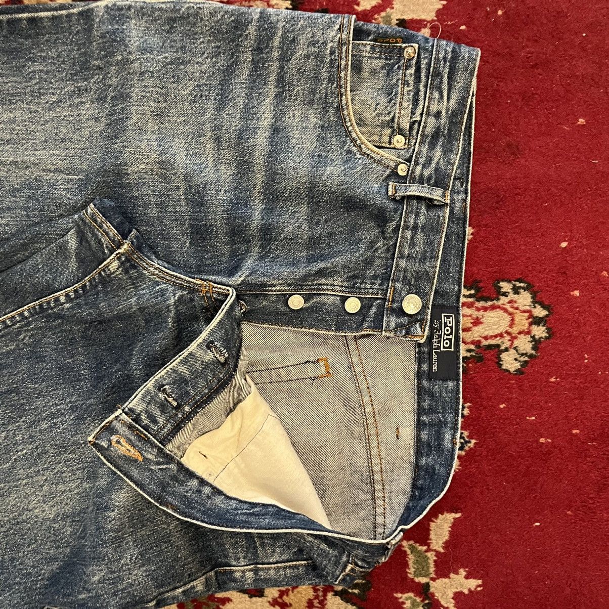 Polo Ralph Lauren Polo RL vintage denim Size US 36 / EU 52 - 4 Thumbnail
