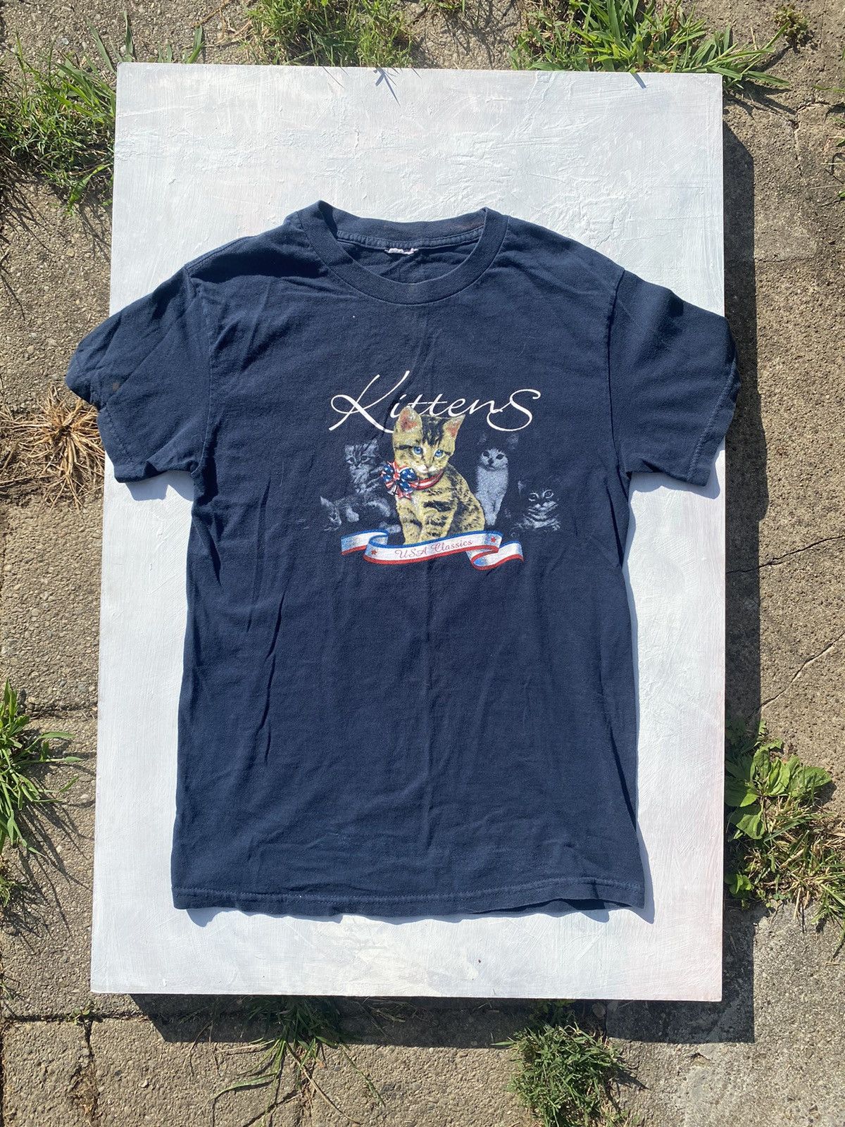 Other Crazy vintage cat kitten usa funny shirt Size US S / EU 44-46 / 1 - 1 Thumbnail