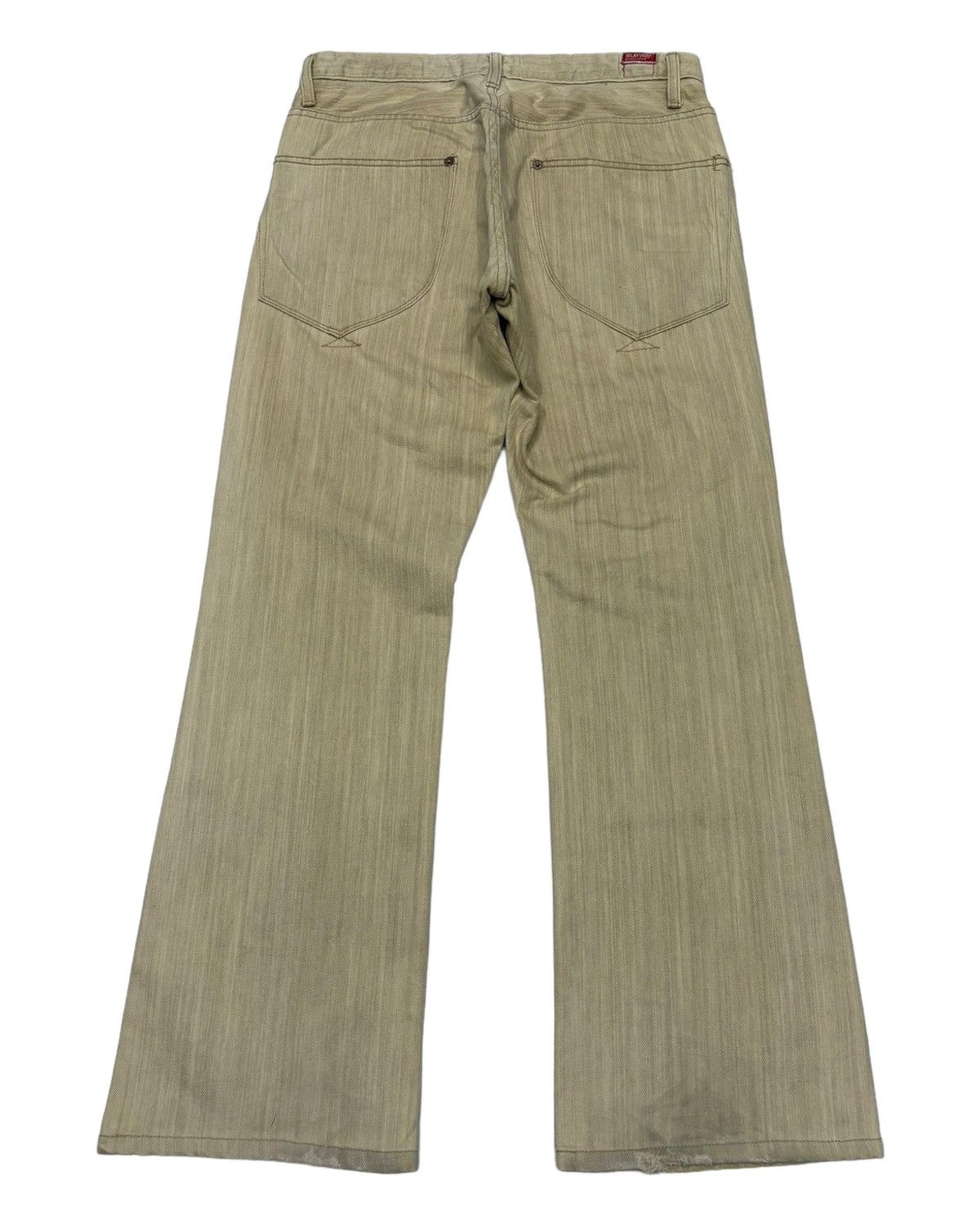 Hysteric Glamour SICK🔥BLUE WAY JAPAN FLARE DENIM PANTS Size US 31 - 2 Thumbnail