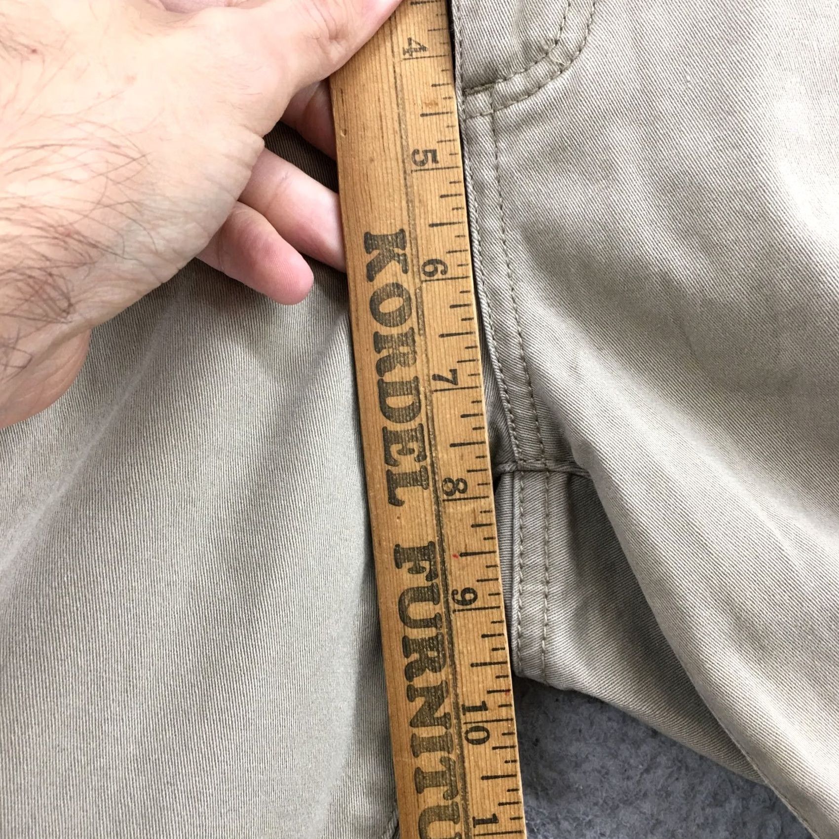 Vintage BKE Buckle Mollie Skinny Pants Women 26 Beige Distressed Mid Rise Zip Fly Casual Size 26" / US 2 / IT 38 - 7 Thumbnail