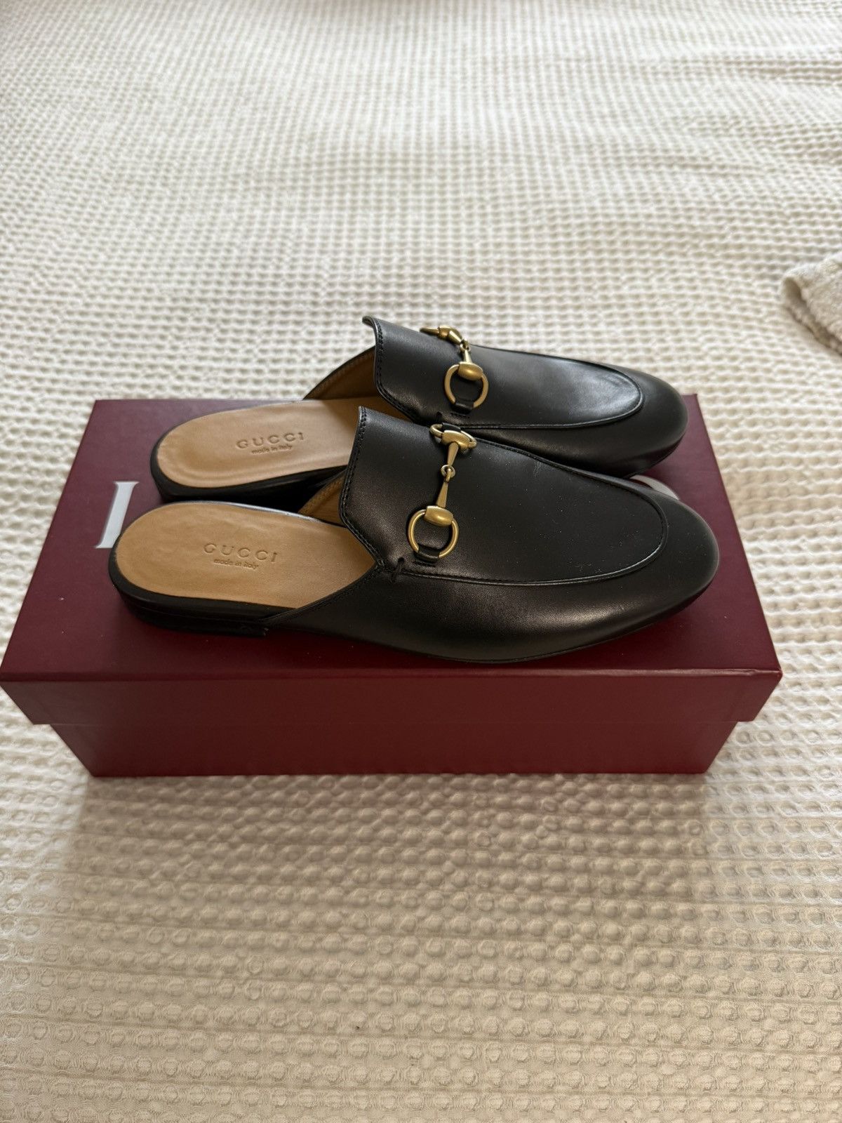 Gucci Authentic Gucci Princetown horsebit mules Size US 6.5 / IT 36.5 - 7 Thumbnail