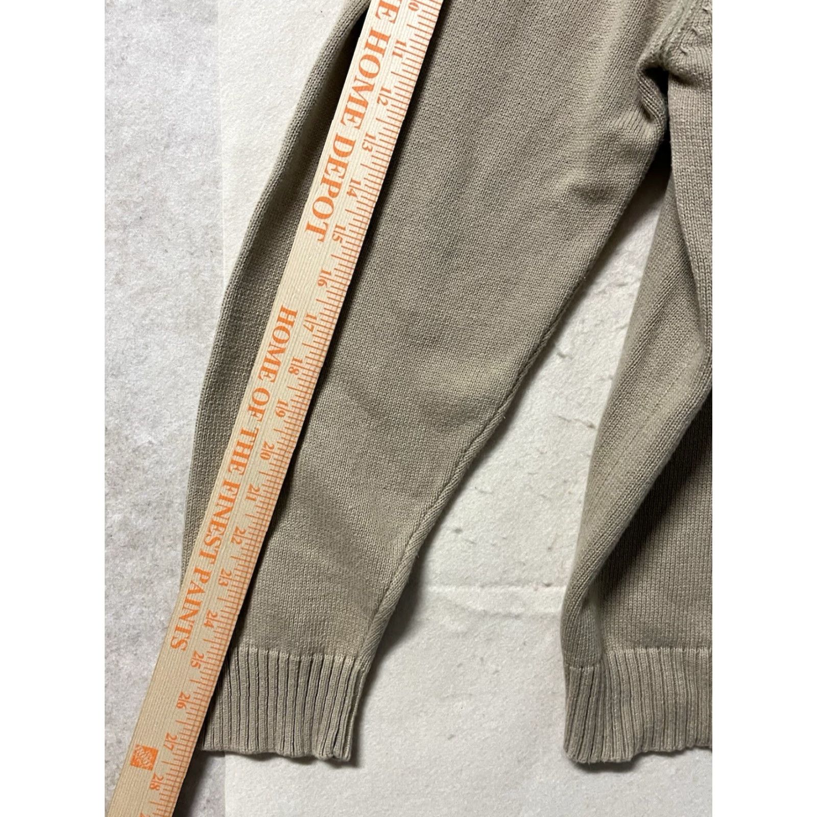 Life is Good Life is Good Beige Cotton Knitted Pullover Sweater Men L Crew Neck Size US L / EU 52-54 / 3 - 5 Thumbnail