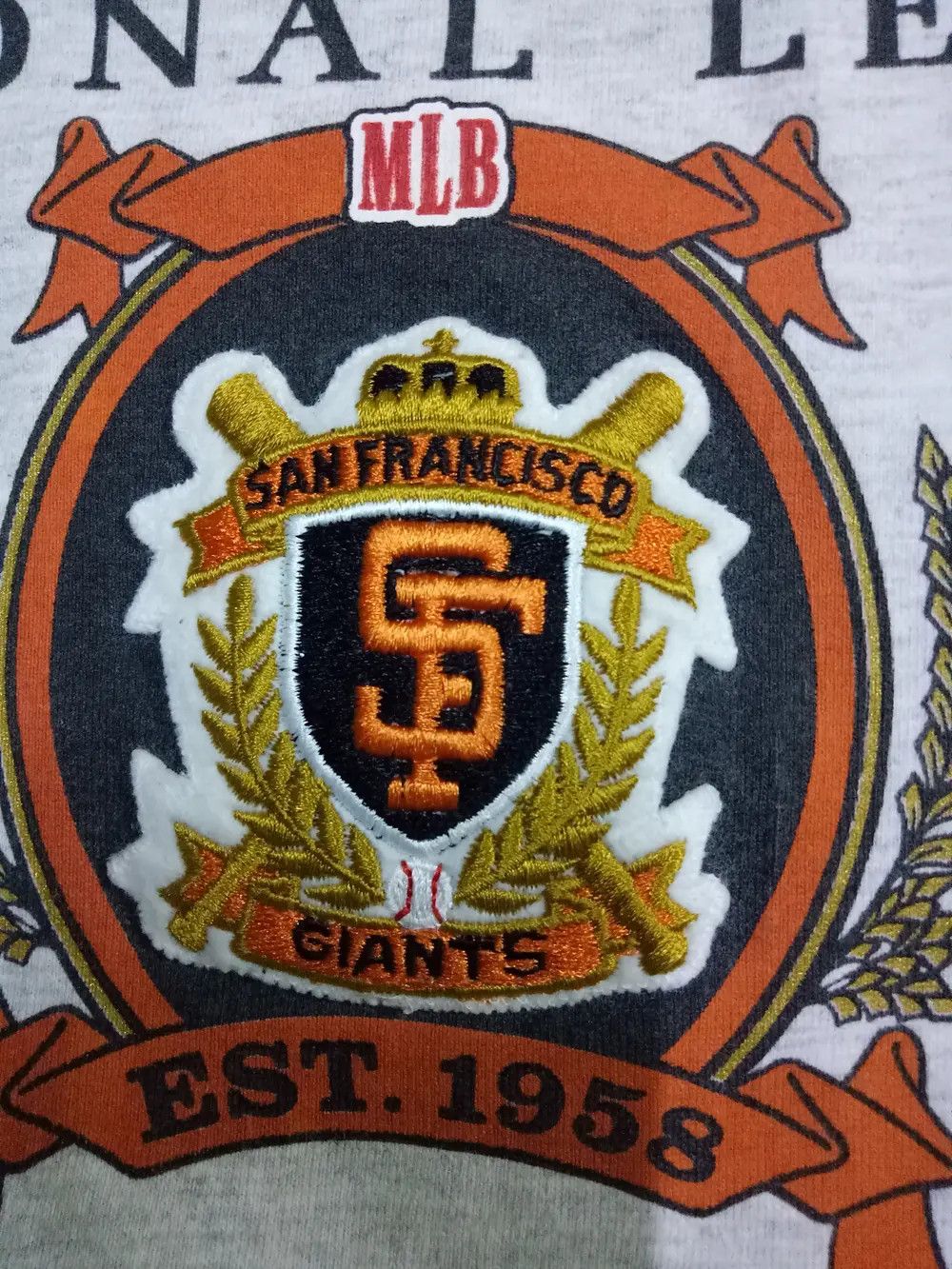 MLB × Vintage VINTAGE Sun Francisco Giants National League by NUTMEG 1991 Size US XL / EU 56 / 4 - 3 Thumbnail
