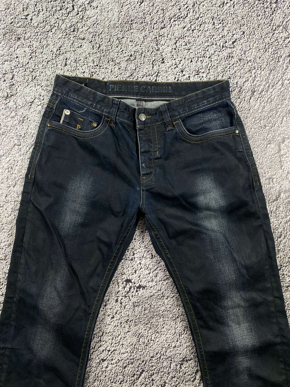 Pierre Cardin Vintage Y2K Pierre Cardin straight faded denim jeans Size US 34 / EU 50 - 2 Thumbnail