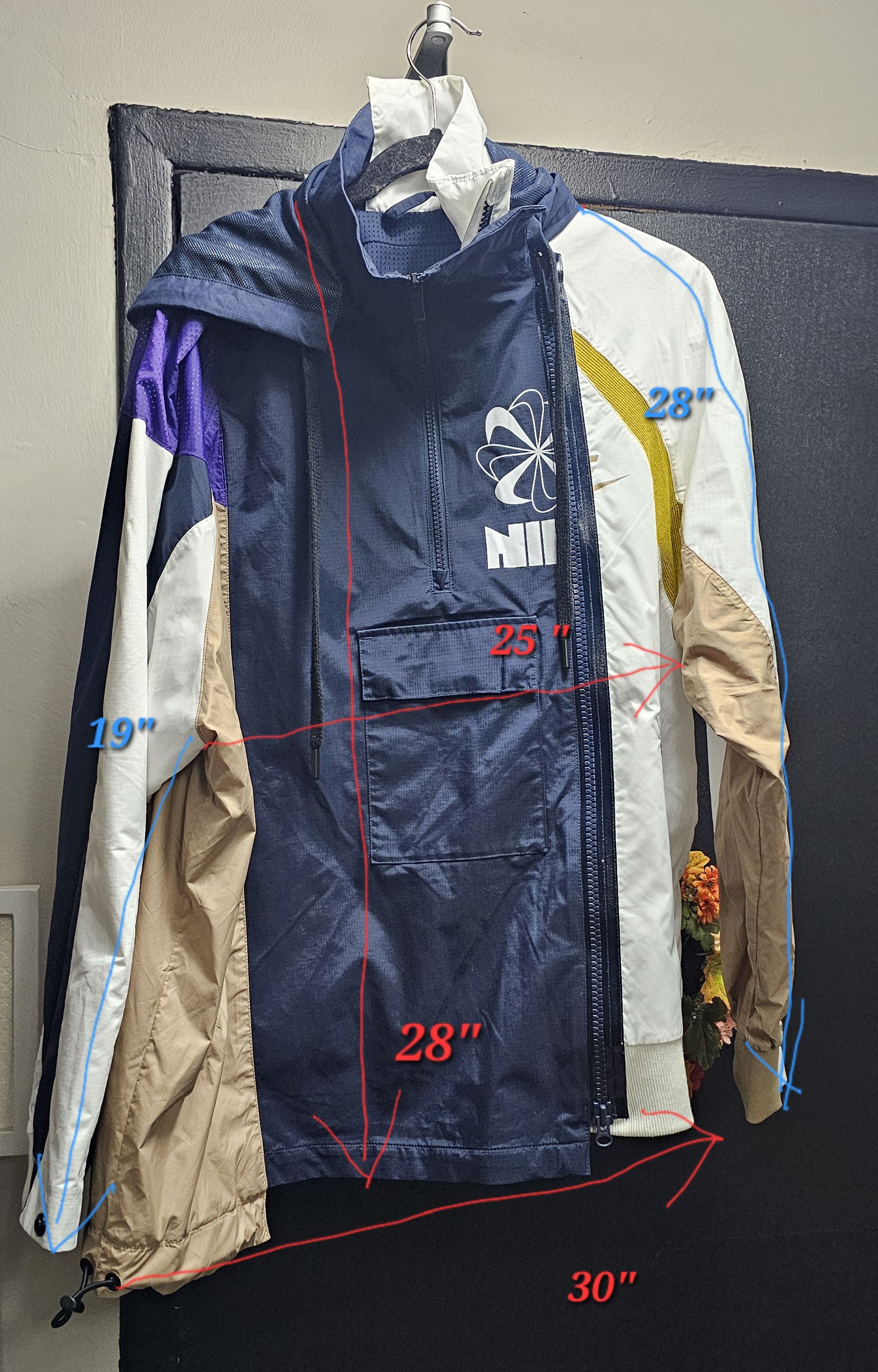 Nike × Sacai Nikelab Sacai double zipper jacket Size US L / EU 52-54 / 3 - 11 Thumbnail