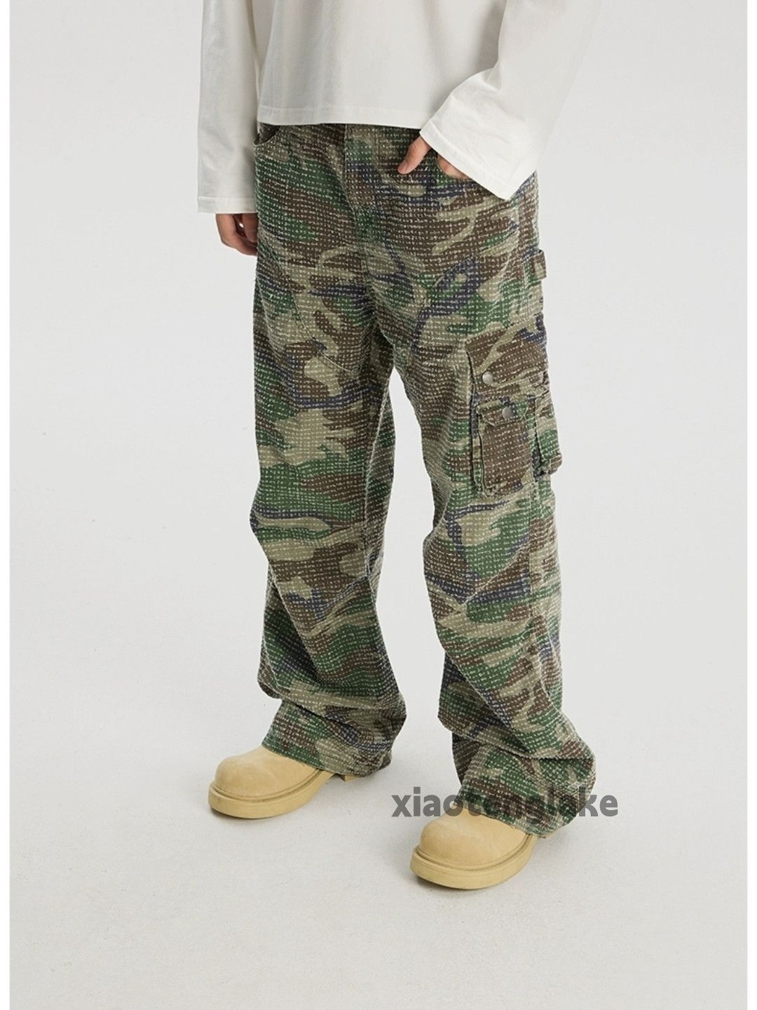 Designer × Vintage washed faded utility outdoor skate hiphop cargo pants Size US 32 / EU 48 - 1 Thumbnail