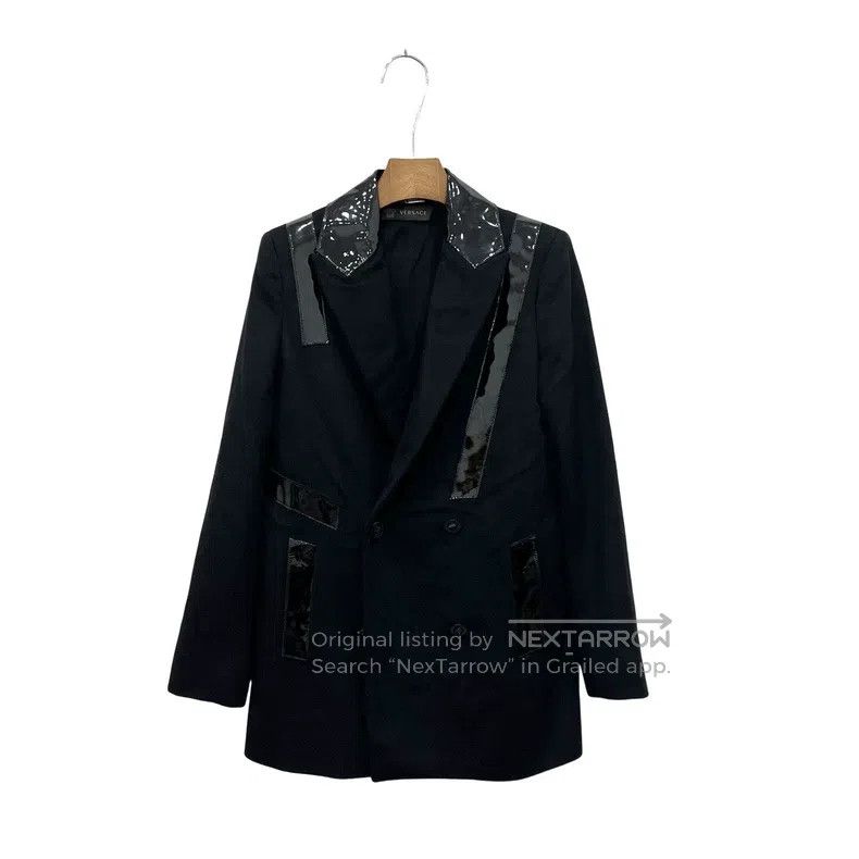 Versace Versace Black double-breasted blazer Size 38S - 5 Thumbnail