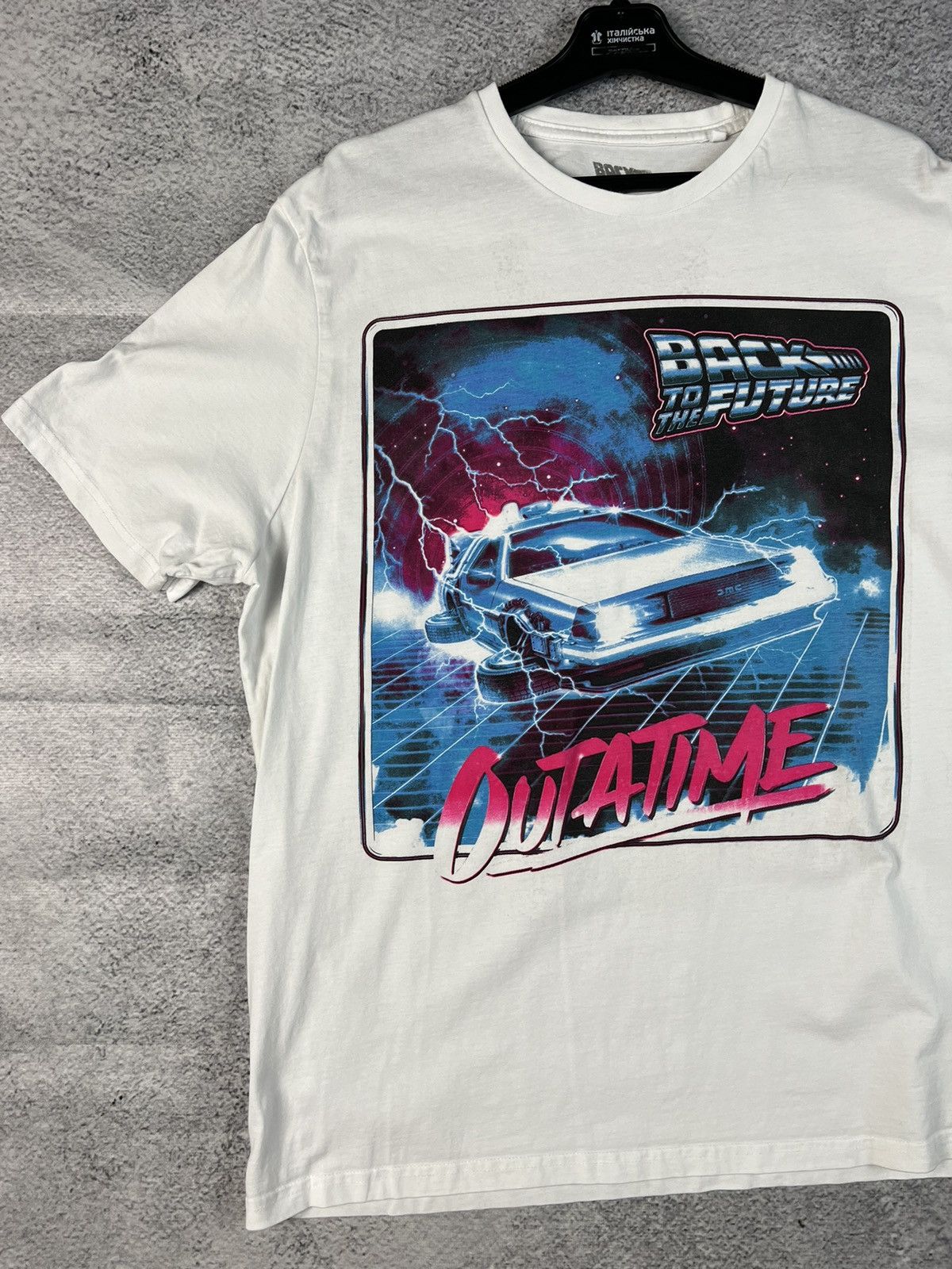 Band Tees Back to the future movie promo merchandise T-shirt Size US XL / EU 56 / 4 - 4 Thumbnail