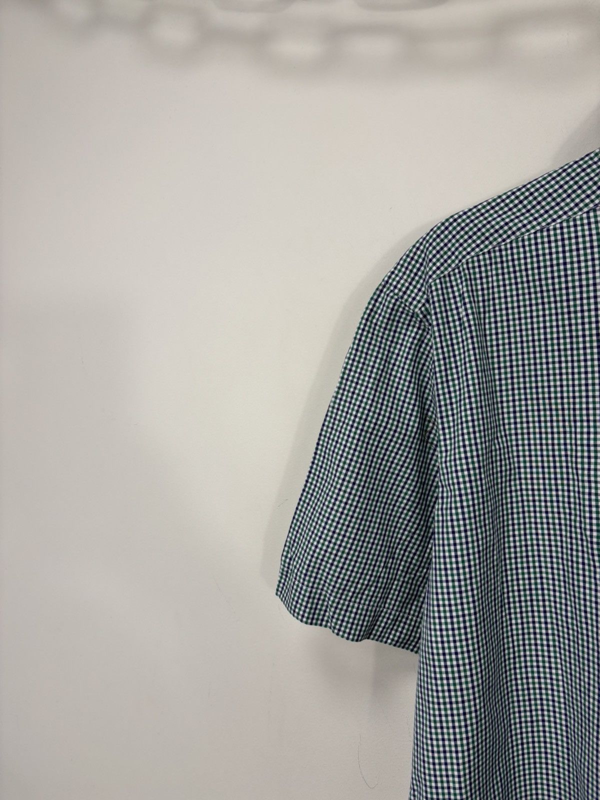 Other Bruli Swiss Made Men’s Gingham Check Short Sleeve Shirt Size US L / EU 52-54 / 3 - 4 Thumbnail