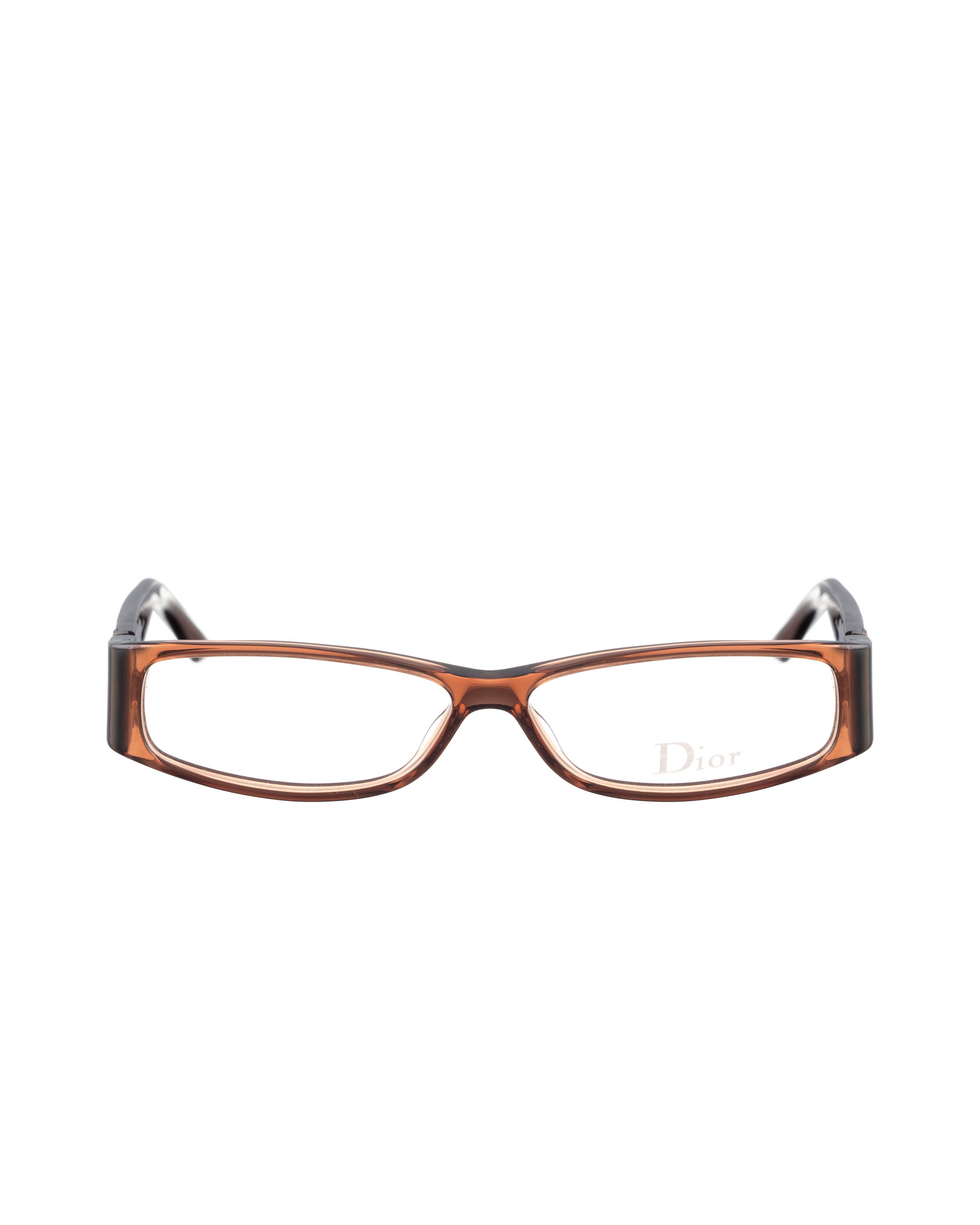 Dior Dior 00s Deep Brown Plastic Glasses Size ONE SIZE - 1 Thumbnail