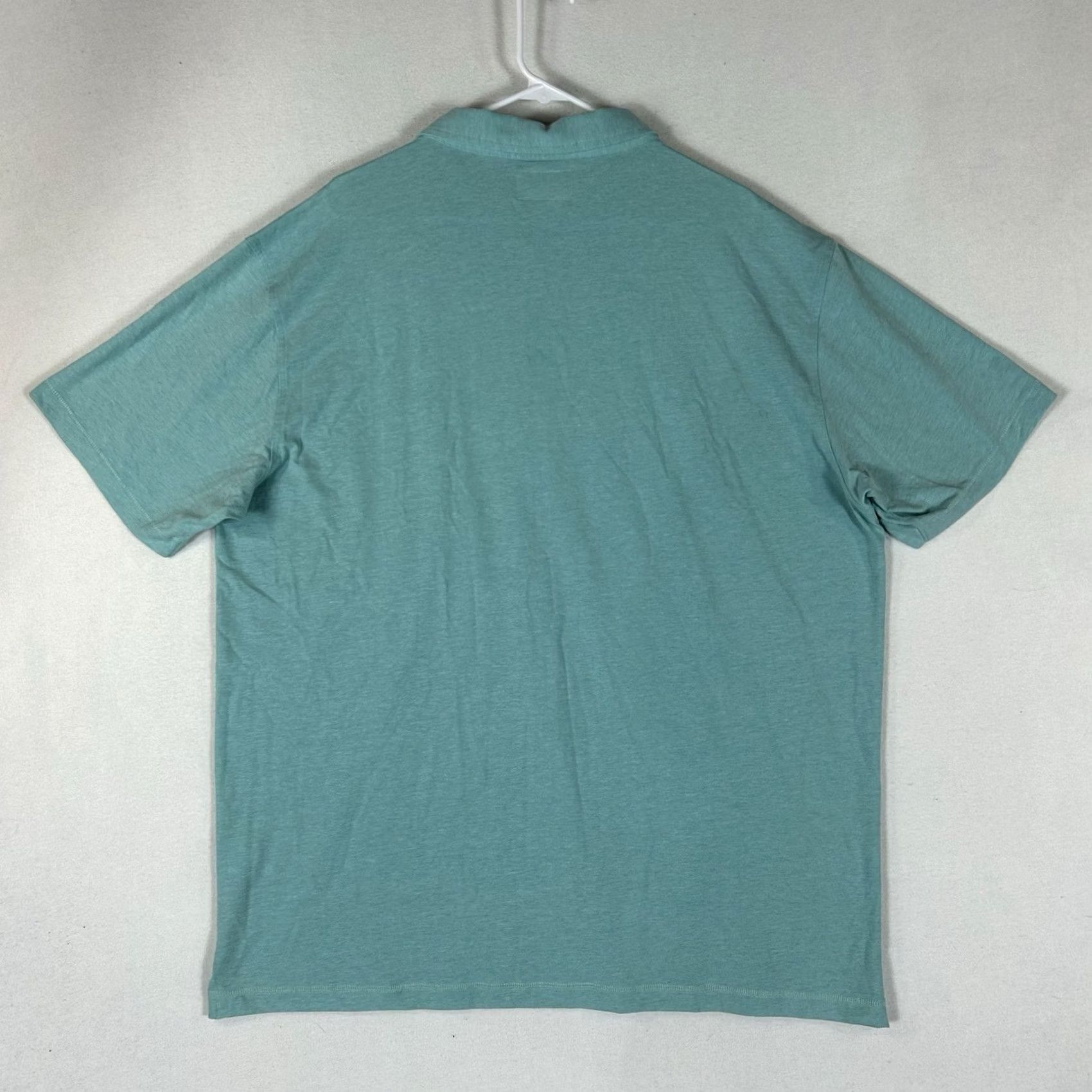 Vintage Linksoul Tempus Fugit Polo Shirt Mens 2XL Blue Teal Short Sleeve Collared Golf Casual Shirt Size US XXL / EU 58 / 5 - 6 Thumbnail