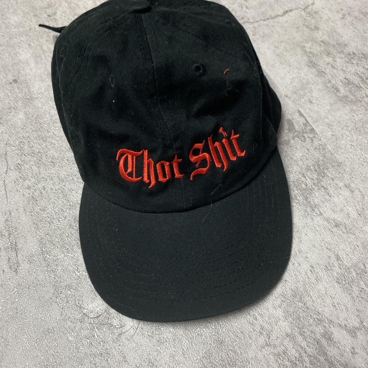 Other Thot shit vinatge red black hat Size ONE SIZE - 1 Thumbnail