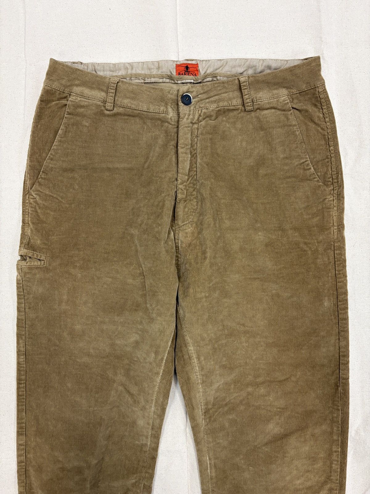 Barena BARENA Tapered Corduroy Trousers Camel Brown IT 50 (US 34) Size US 34 / EU 50 - 1 Thumbnail