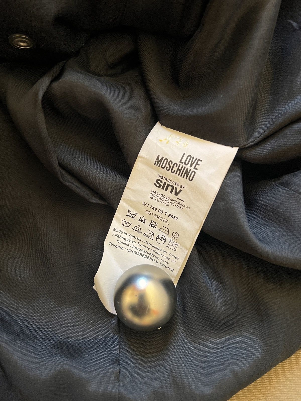 Love Moschino Love Moschino Buttoned Up Blazer Jacket RRP650$ Size XS / US 0-2 / IT 36-38 - 11 Thumbnail