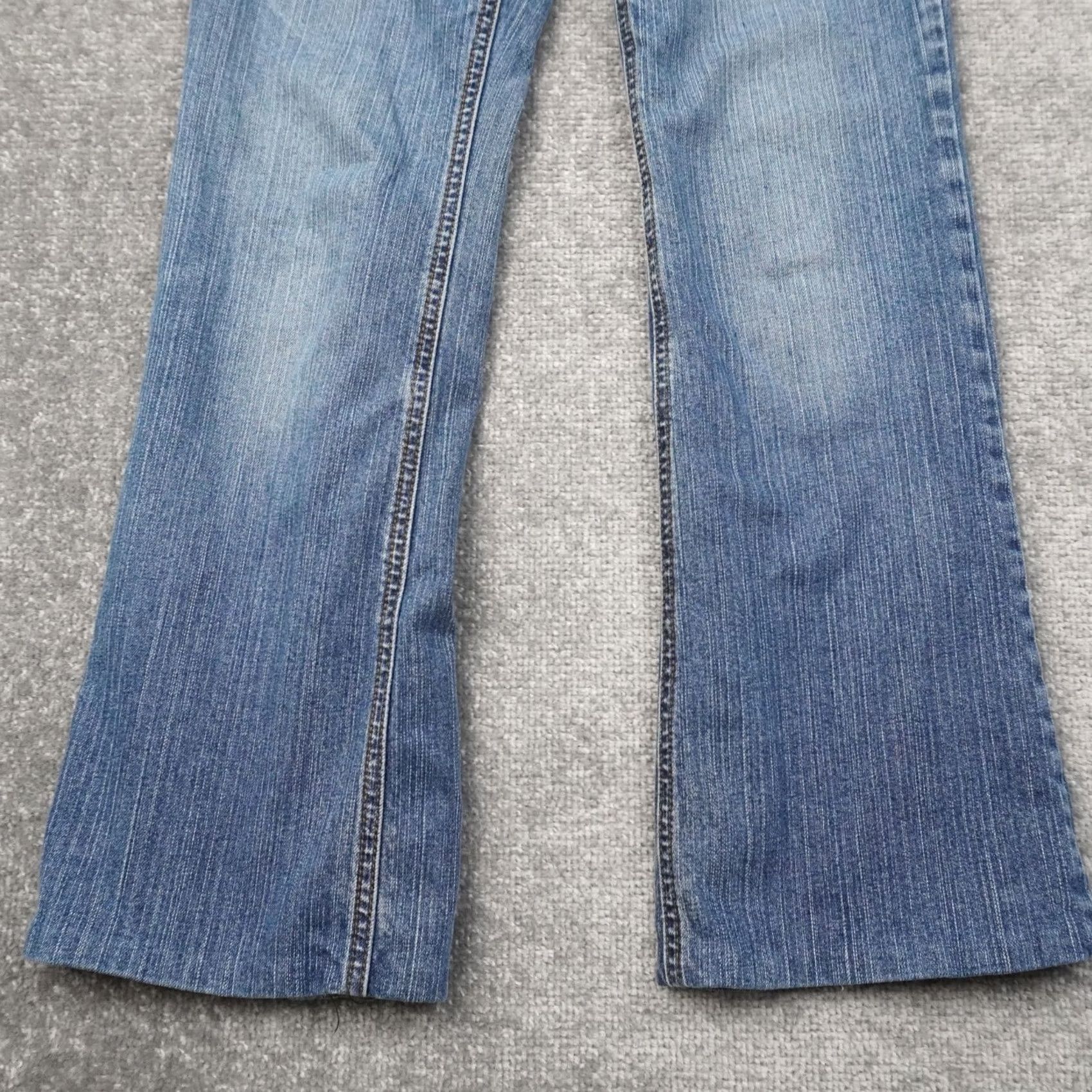Denime a.n.a Jeans Bootcut Y2K Low Rise 30x30 Medium Wash Blue Denim 5-Pocket Womens Boys? Size 30" / US 8 / IT 44 - 5 Thumbnail