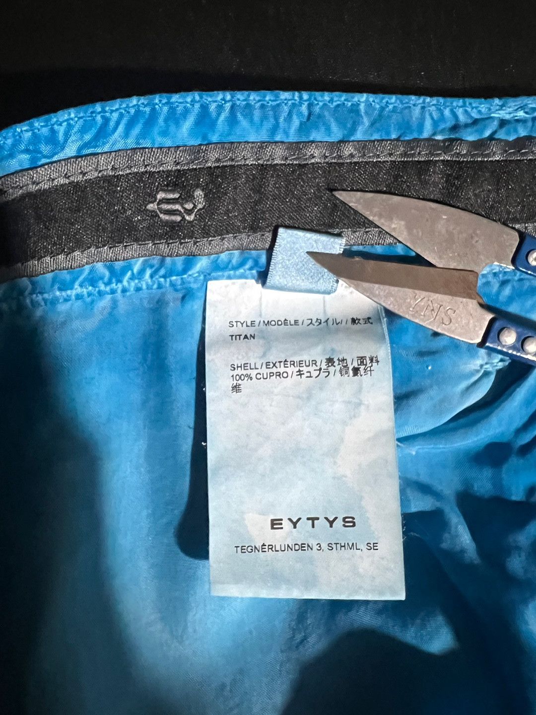 Eytys (SOLD OUT) Eytys Garment Dyed Cupra Pants Blue Size US 32 / EU 48 - 11 Thumbnail