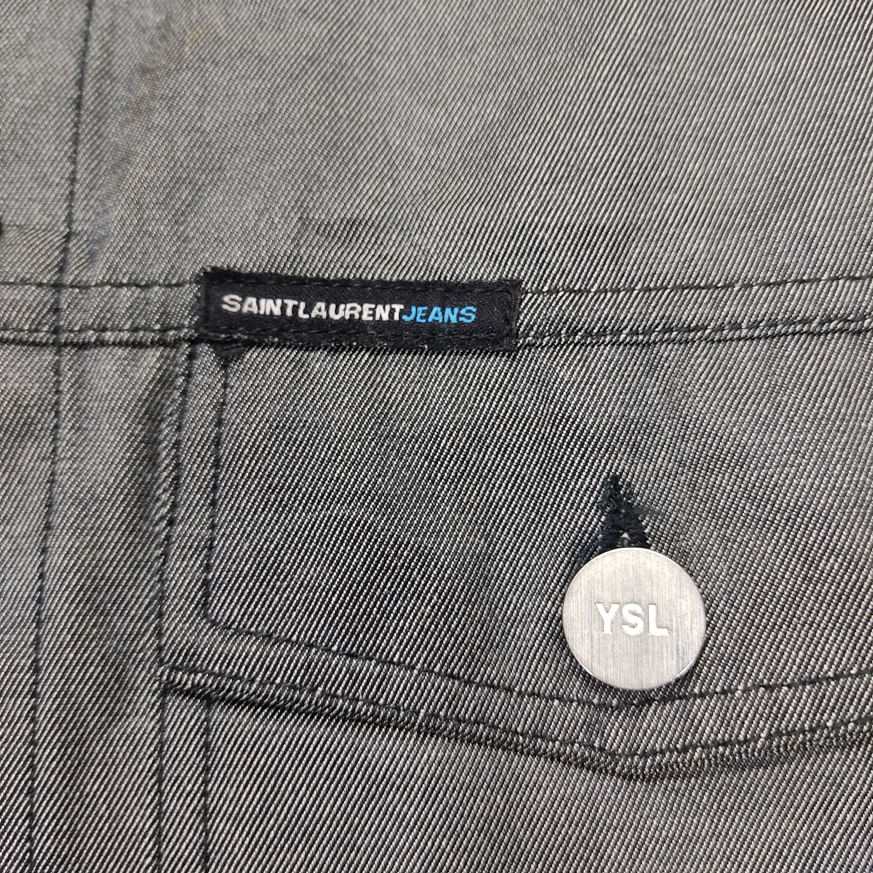 Yves Saint Laurent SAINT LAURENT JEANS Baumwolle Overshirt Jacket Size US M / EU 48-50 / 2 - 8 Thumbnail