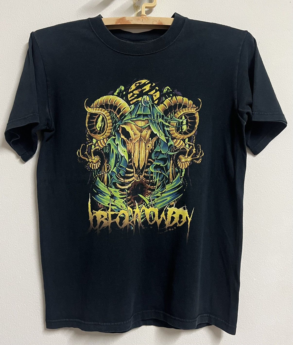 Band Tees Job For A Cowboy Skull Metal Graphic Tee Black S Size US S / EU 44-46 / 1 - 2 Thumbnail