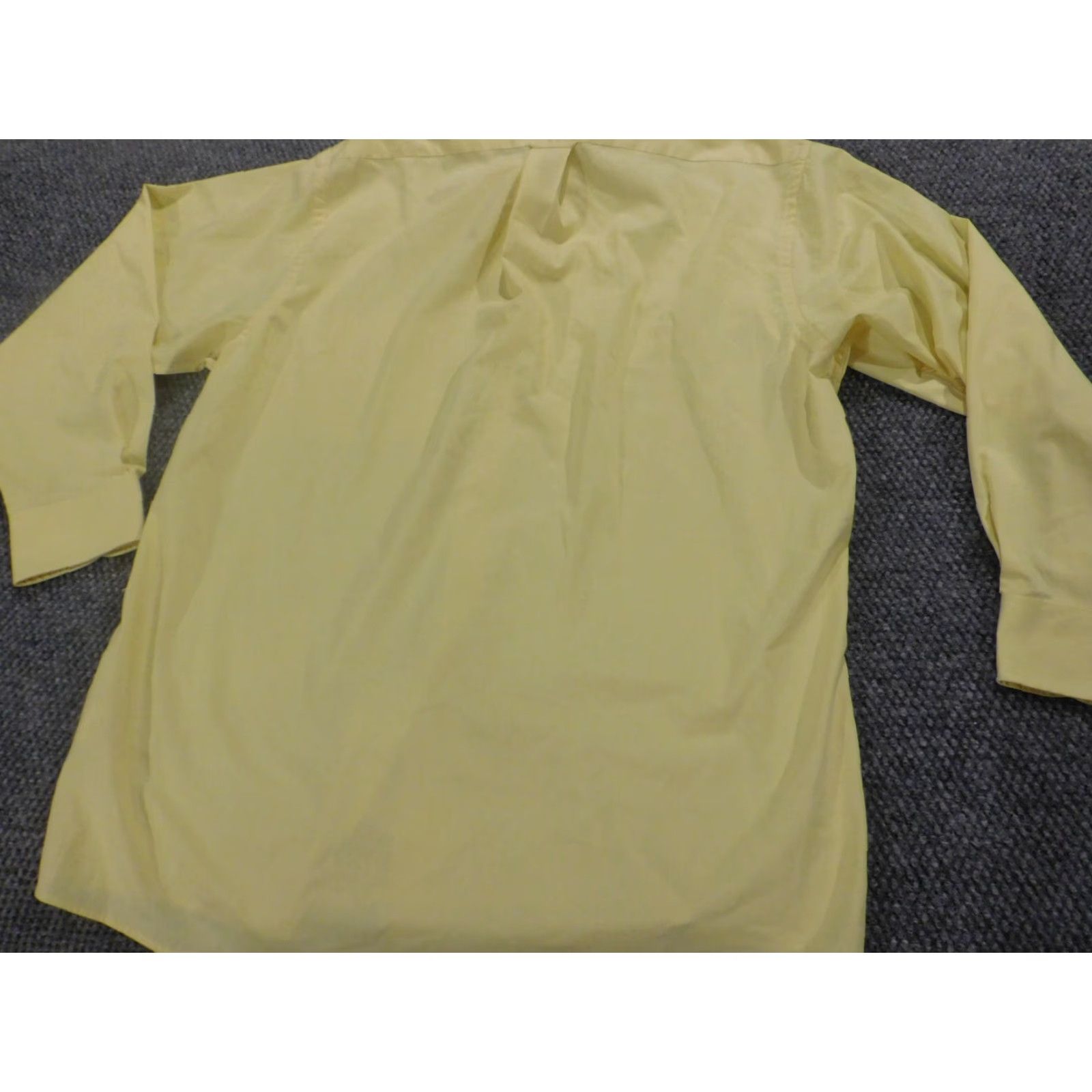 Izod IZOD Mens Button-Up Shirt Large Yellow Cotton Knit Stretch Regular Fit Long Sleeve Collared N/A Logo Vintage: No Mens Size US L / EU 52-54 / 3 - 7 Thumbnail