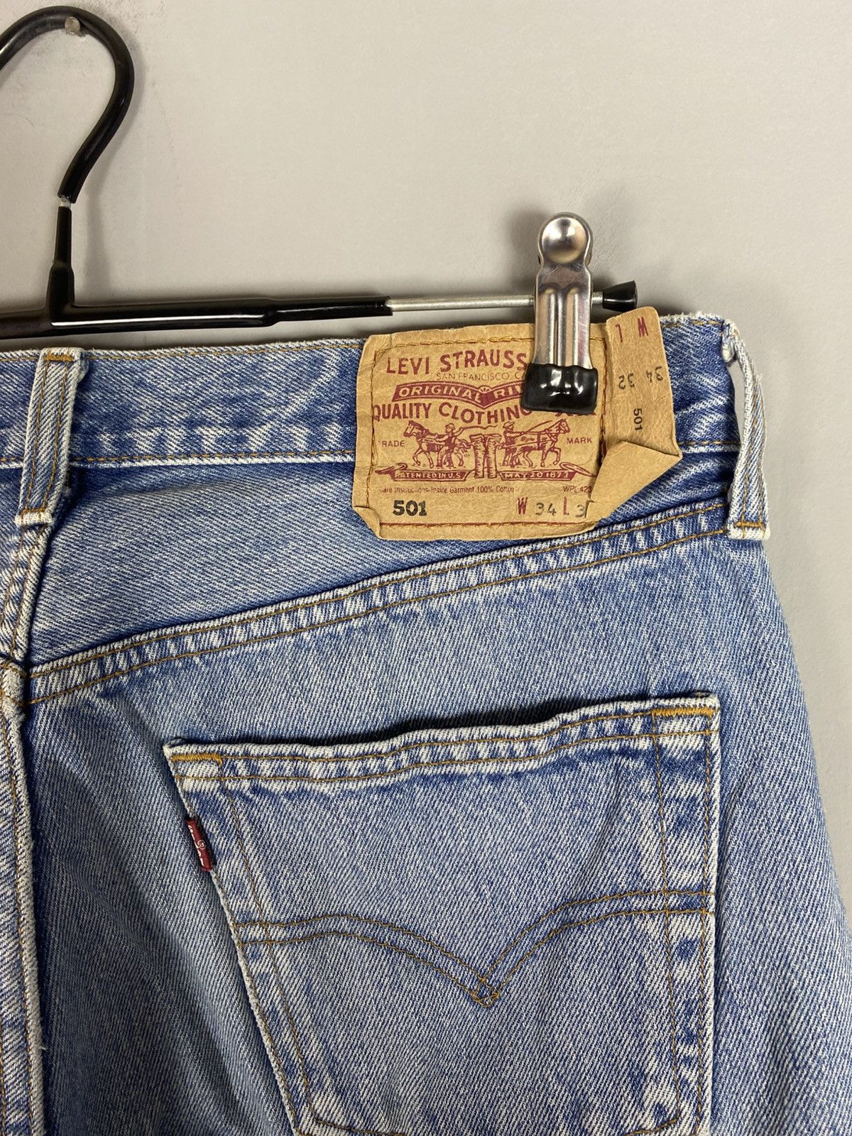 Levi's Vintage 90s Levi’s 501 jeans denim Size US 34 / EU 50 - 5 Thumbnail