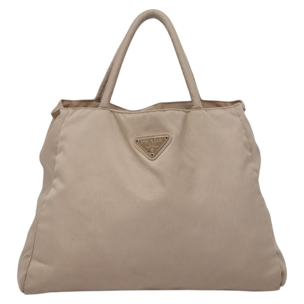 Prada PRADA Hand Bag Nylon Beige Size ONE SIZE - 2 Thumbnail