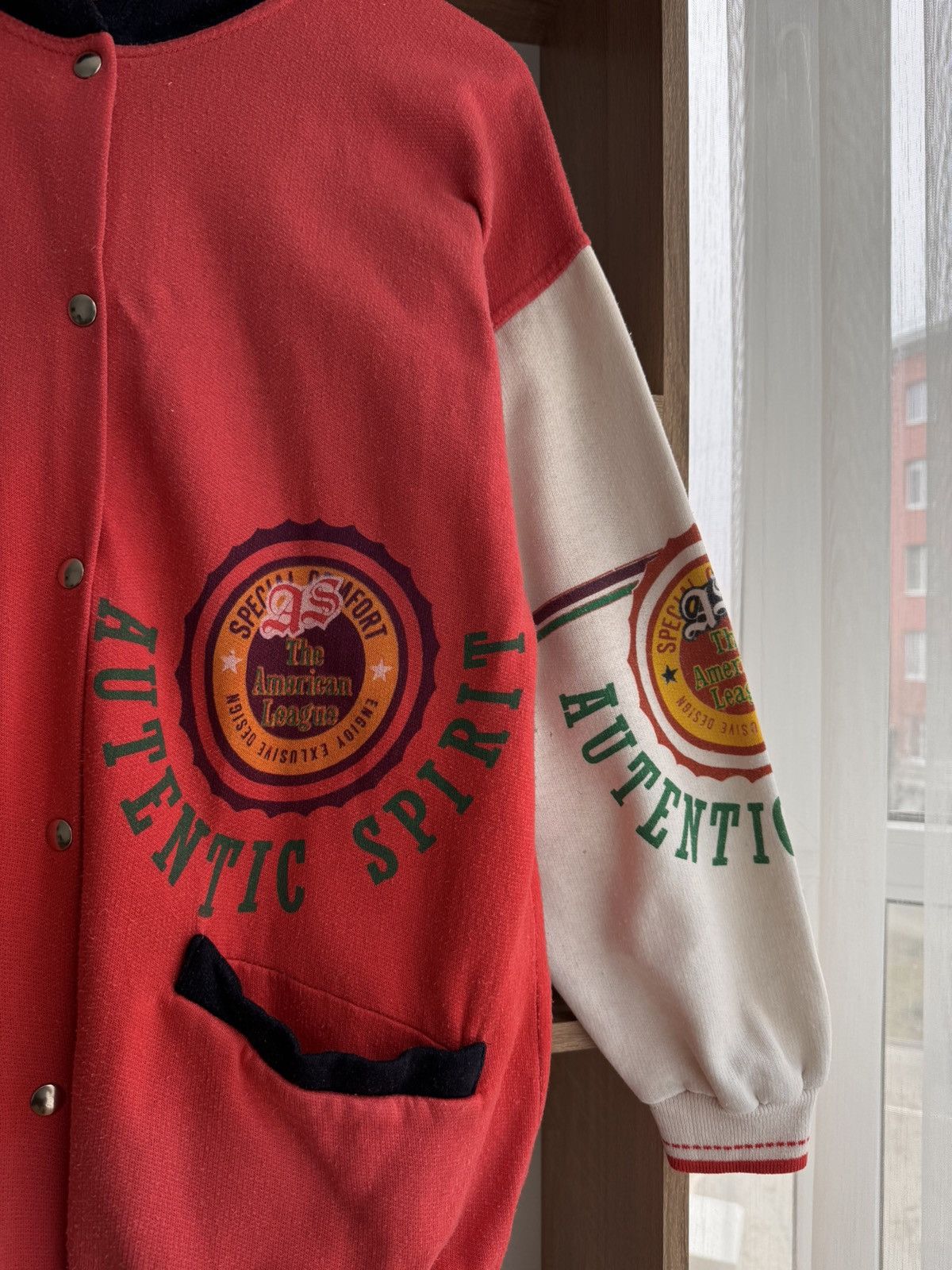NBA × Vintage Vintage New York Mets Authentic Spirit Button Hoodie Size US L / EU 52-54 / 3 - 11 Thumbnail