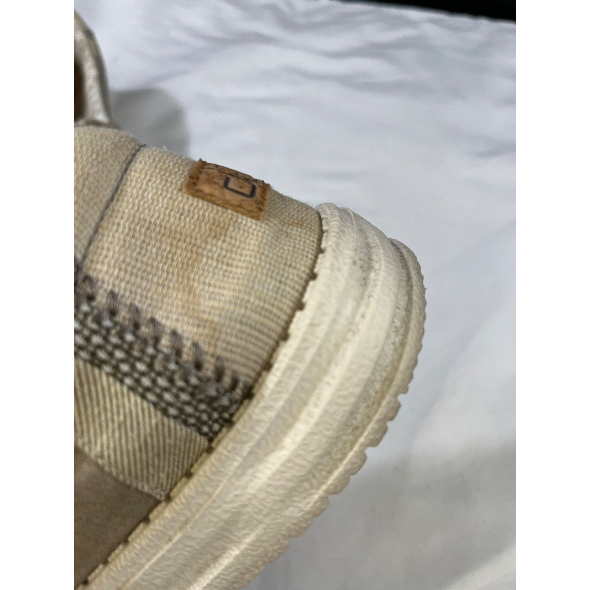 Other Hey Dude Wally Linen Men's Beige Slip-on Shoes Size 11 SKU 6 Size US 11 / EU 44 - 9 Thumbnail