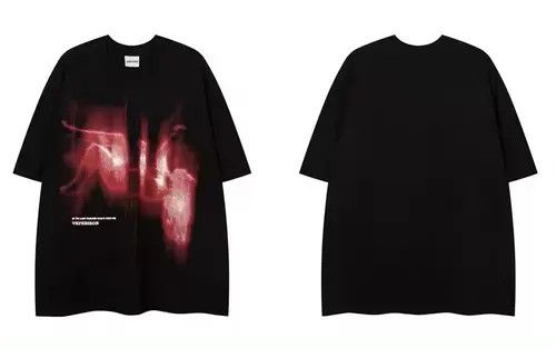 VIBE Streetwear Falling Abstract Graphic Print Hip Hop T Shirt Size US L / EU 52-54 / 3 - 7 Thumbnail