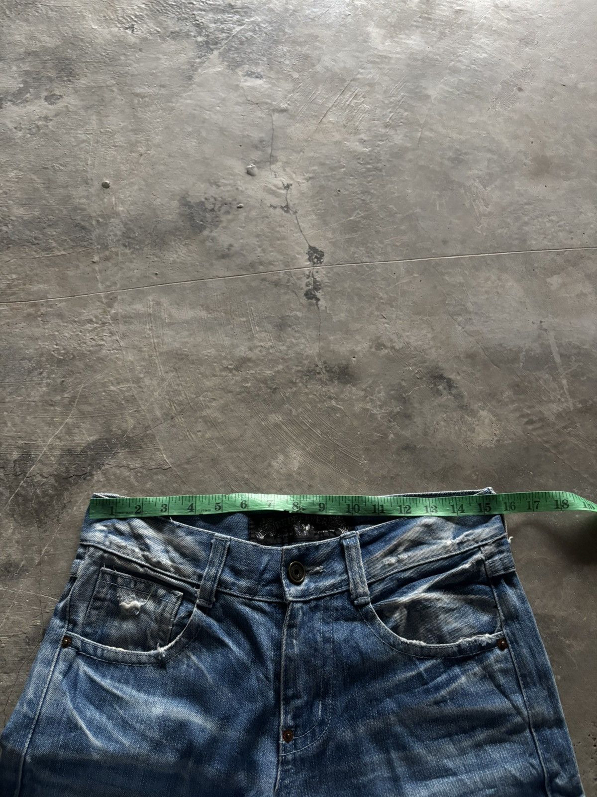 If Six Was Nine RED PEPPER JAPANESE DENIM DISTRESSED WASHED REPAIRED PUNK Size US 30 / EU 46 - 25 Thumbnail