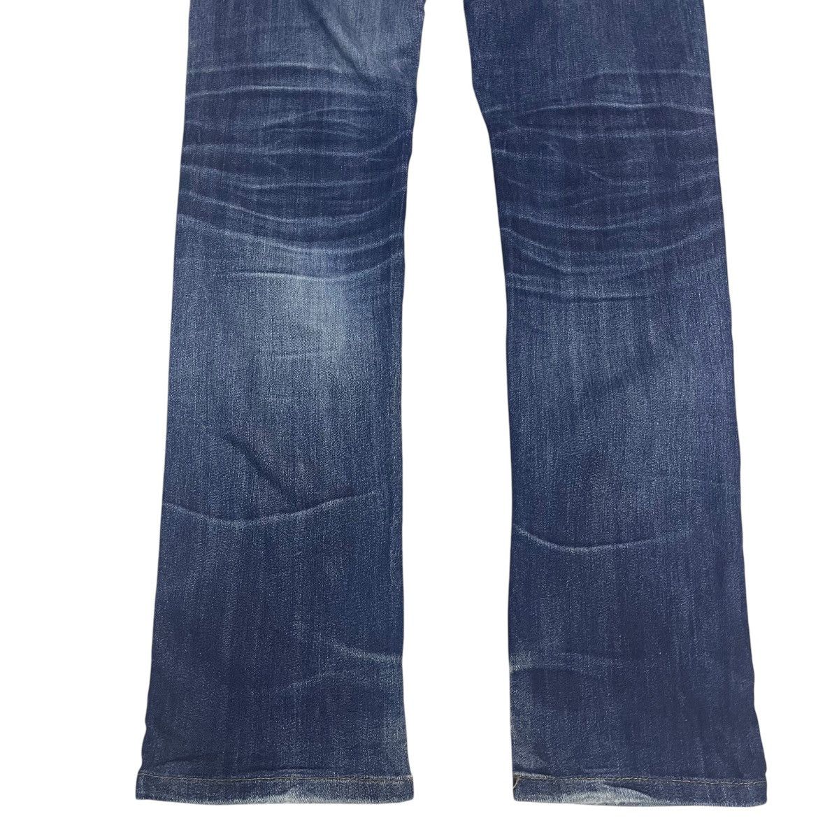 If Six Was Nine × Japanese Brand × Le Grande Bleu (L.G.B.) VINTAGE BURBERRY WASHED BLUE HONEYCOMB DENIM PANTS Size US 35 - 10 Thumbnail