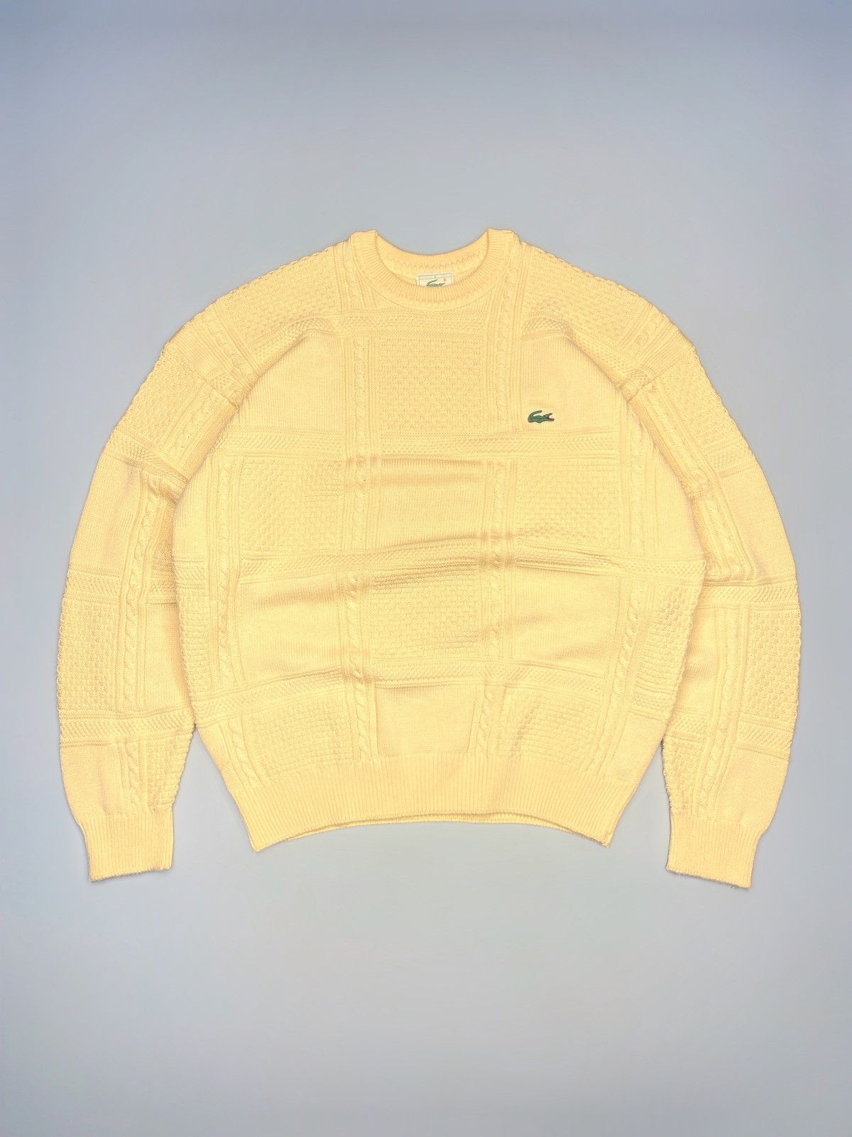 Lacoste × Vintage RARE Vintage 90’s Lacoste Sweater Y2k Size US L / EU 52-54 / 3 - 1 Thumbnail