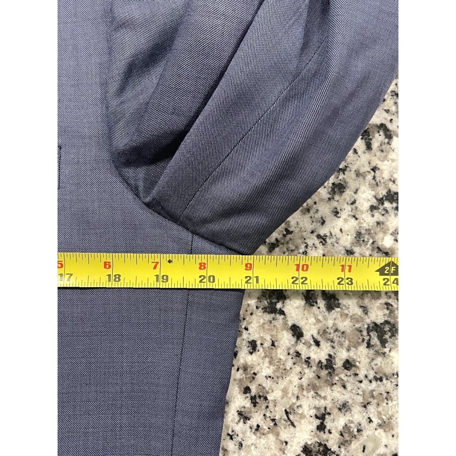 J.Crew J Crew Ludlow Blazer Jacket 42L Blue Tollegno 1900 100% Wool Made In Italy Size 42R - 6 Thumbnail