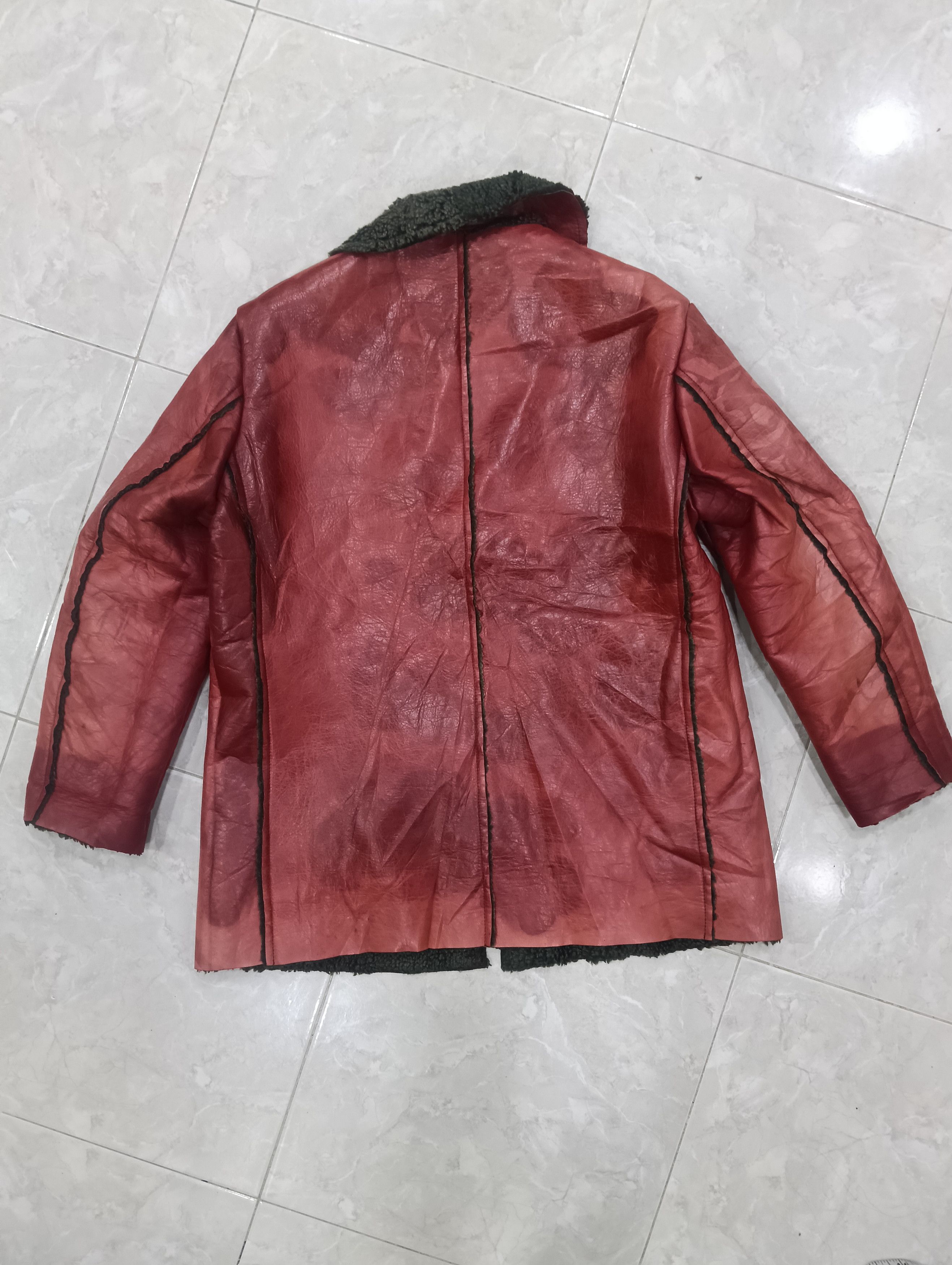 291295=Homme Great Shearling Leather Jacket By 291295=Homme Size US XL / EU 56 / 4 - 3 Thumbnail
