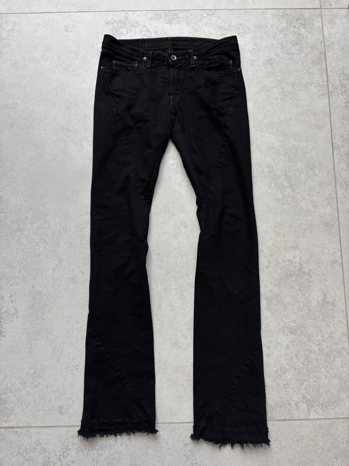 Rick Owens × Rick Owens Drkshdw RICK OWENS SPIRAL DENIM WAXED FW09
