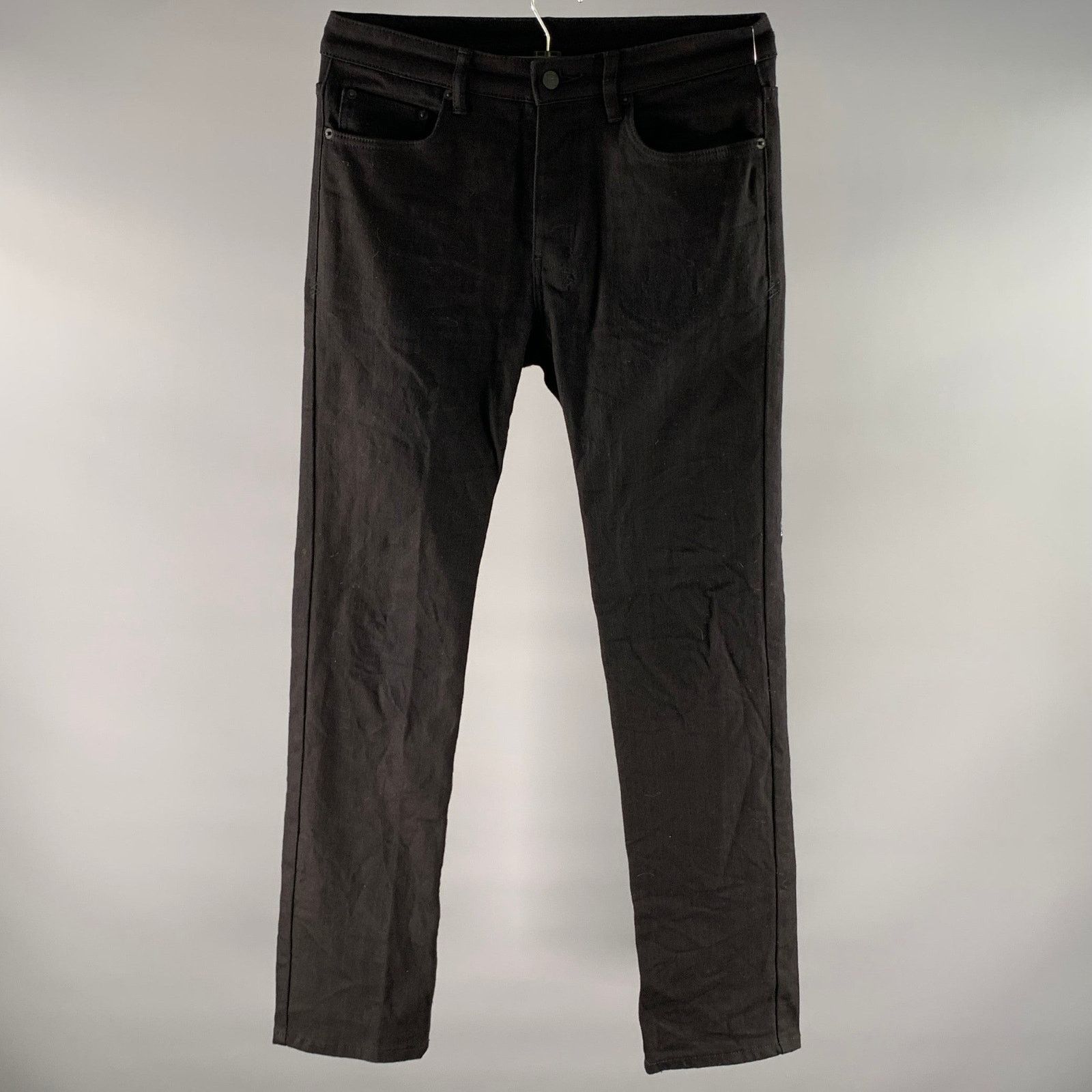 Ksubi KSUBI Size 31 Black Cotton Slim Fit Pants Size US 31 - 1 Thumbnail