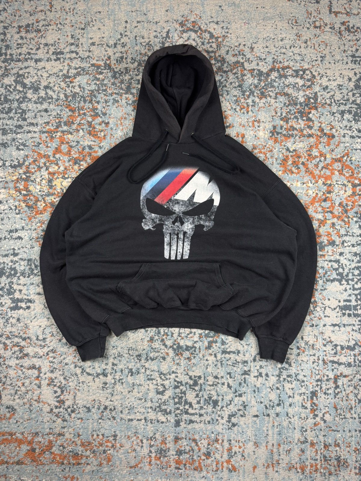 BMW × Vintage Vintage Y2K BMW M power punisher hoodie rave racing techno Size US XL / EU 56 / 4 - 1 Thumbnail