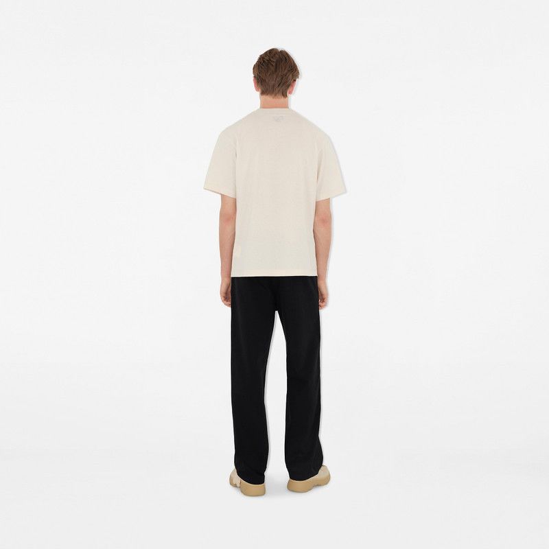 Burberry o1w1db10326 Paisley Logo Cotton T-Shirt in Ivory Size US S / EU 44-46 / 1 - 4 Thumbnail