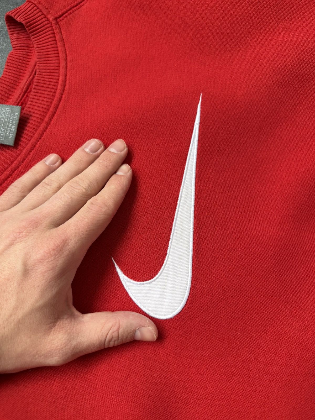 Nike × Streetwear × Vintage Nike vintage big logo sweatshirt swoosh 90s Size US M / EU 48-50 / 2 - 3 Thumbnail