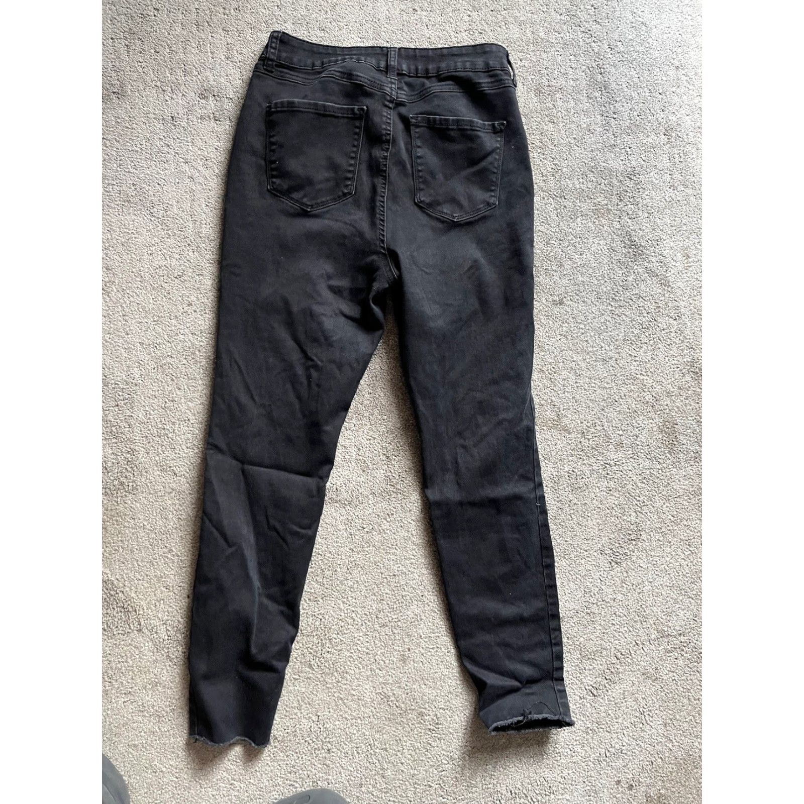 Vintage VINTAGE Rewash Jeans Women Denim Black 30 in 11 Junior Size 11/30 Skinny 5-Pocket Relaxed Casual Size 32" / US 10 / IT 46 - 3 Thumbnail