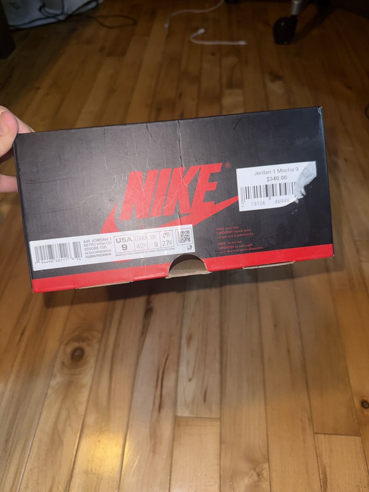 Jordan Brand Jordan 1 Retro High Dark Mochas Size US 9 / EU 42 - 6 Thumbnail