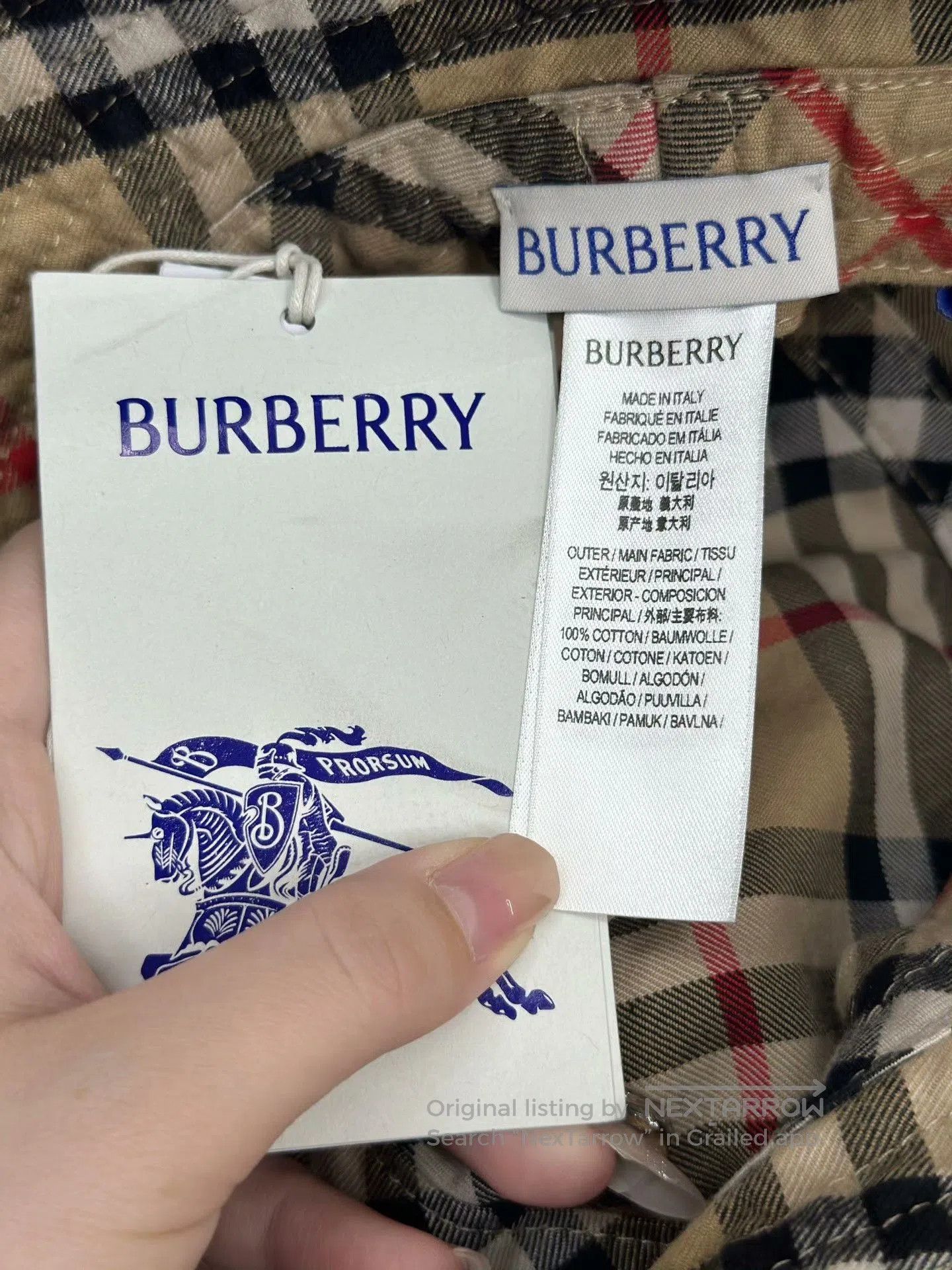Burberry Burberry Casual Bucket Hat. Size ONE SIZE - 6 Thumbnail